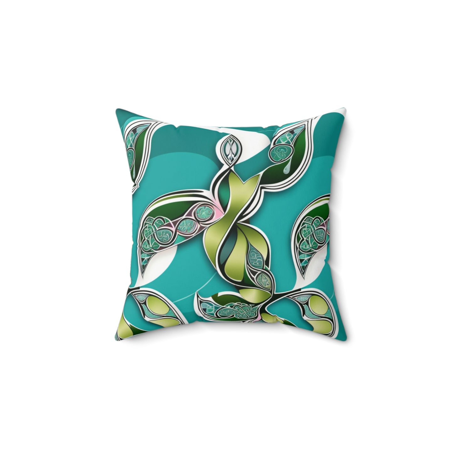 Celtic Knot Shamrock Pillow - St. Patrick's Day Decor