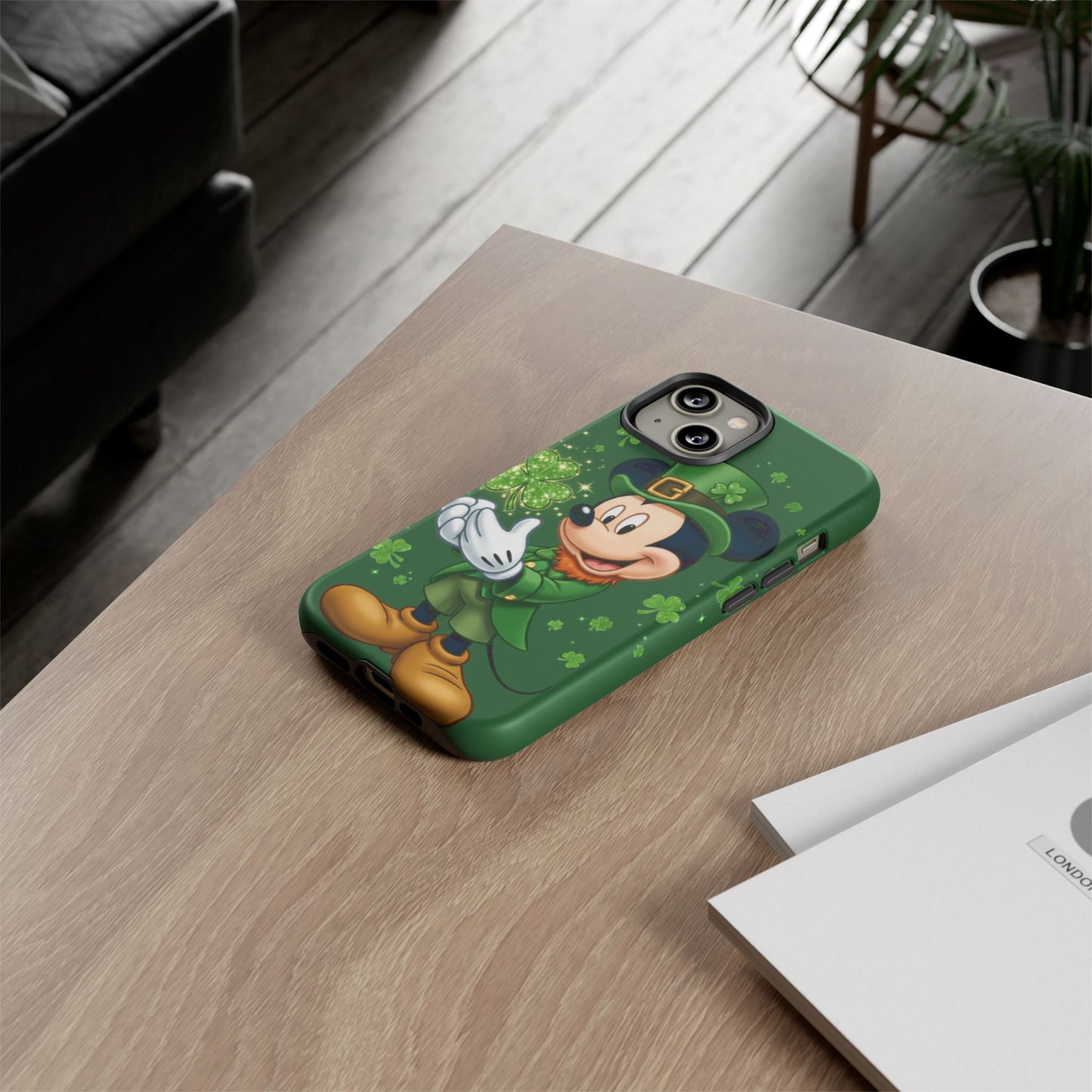 Disney Mickey Shamrock Durable Phone Case
