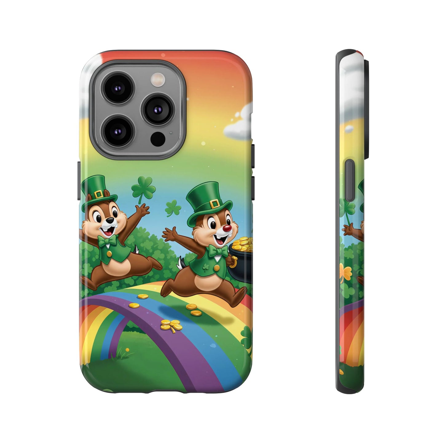 Disney Chip 'n Dale St. Patrick's Day Durable Phone Case