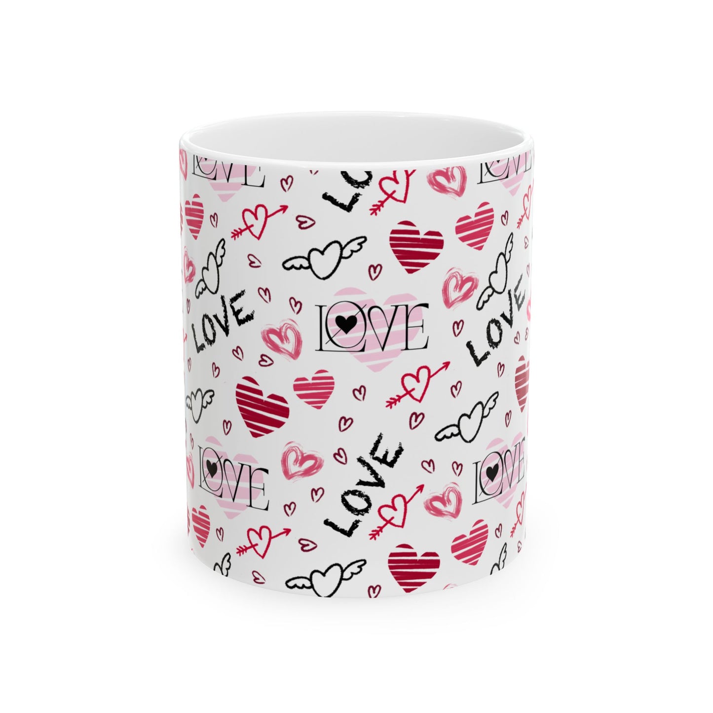 Love & Heart Ceramic Mug