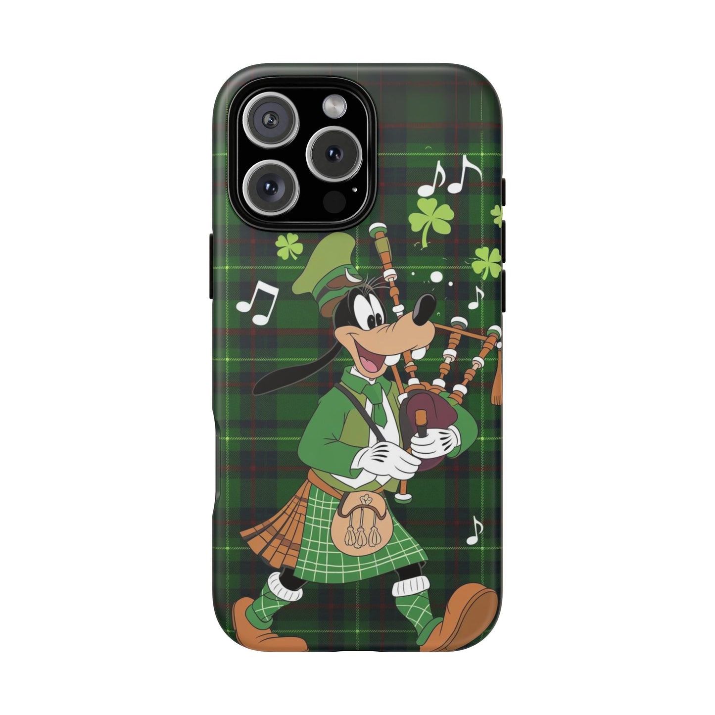 Disney Goofy St. Patrick's Day Durable Phone Case