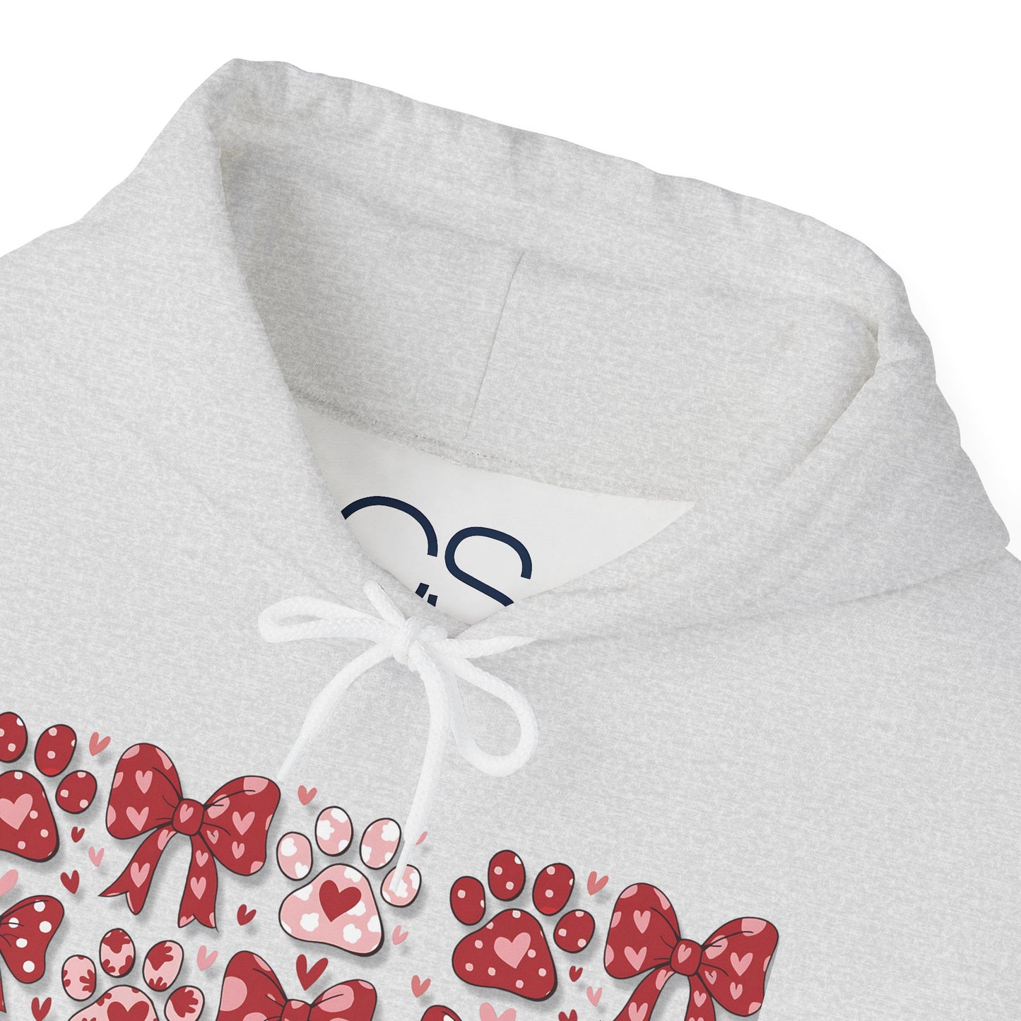 Personalized Valentine Coquette Hooded Sweatshirt