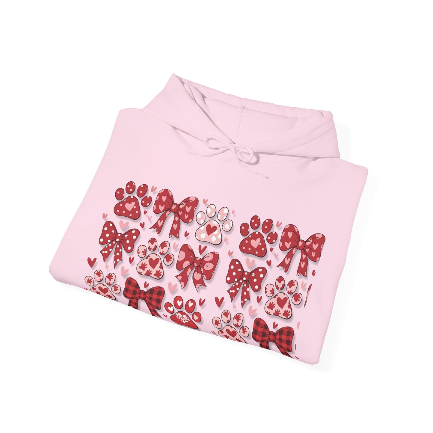 Personalized Valentine Coquette Hooded Sweatshirt