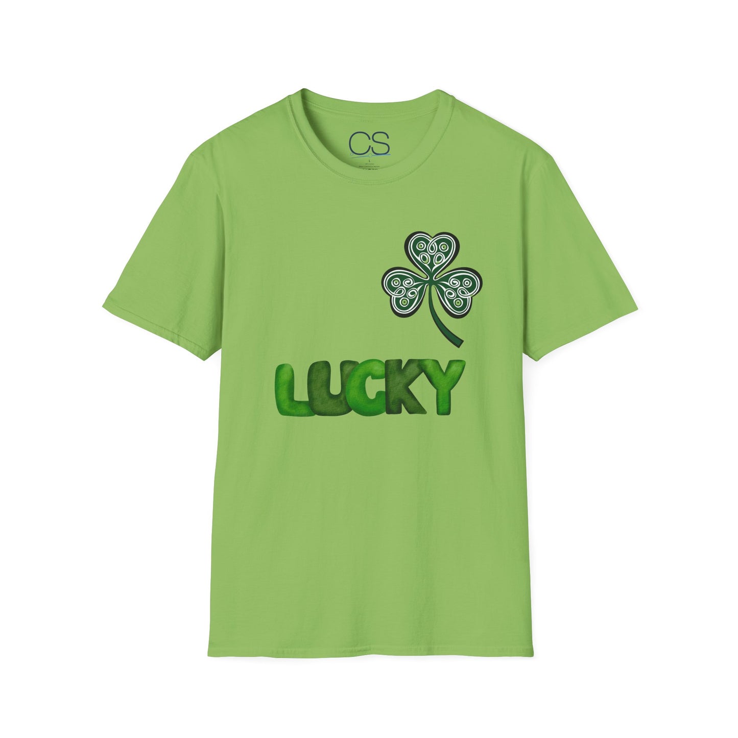 Double-Sided St. Patrick's Day Irish Shamrock Unisex Softstyle T-Shirt