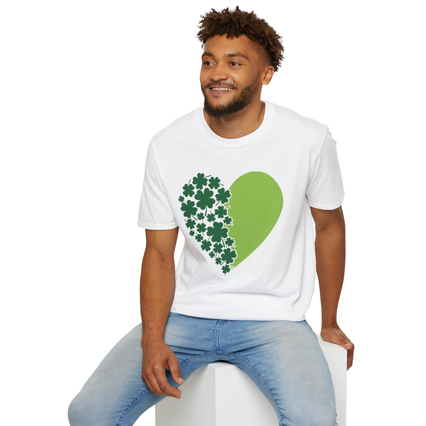 Irish Shamrock Heart T-Shirt