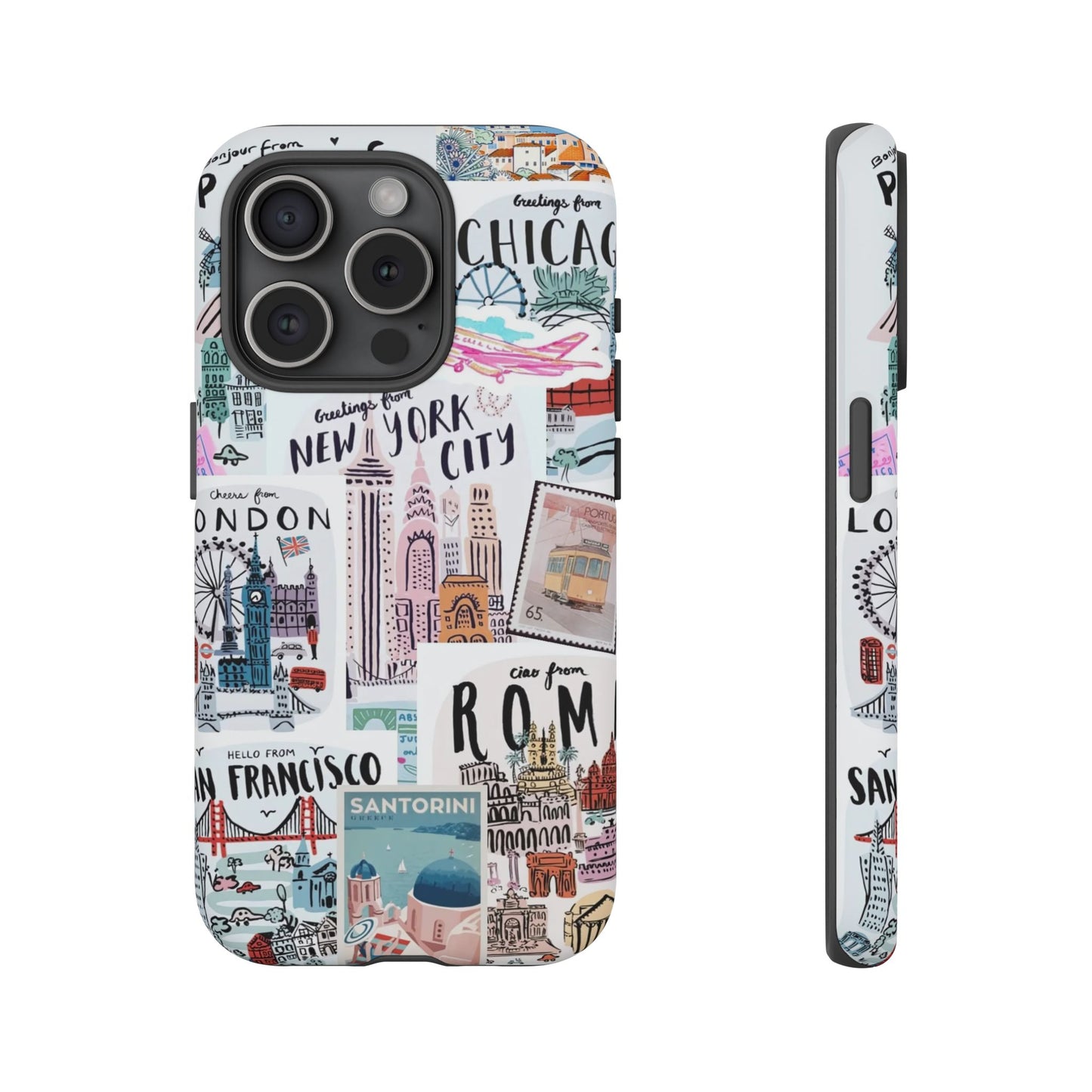 Wanderlust Travel-Themed Durable Phone Case