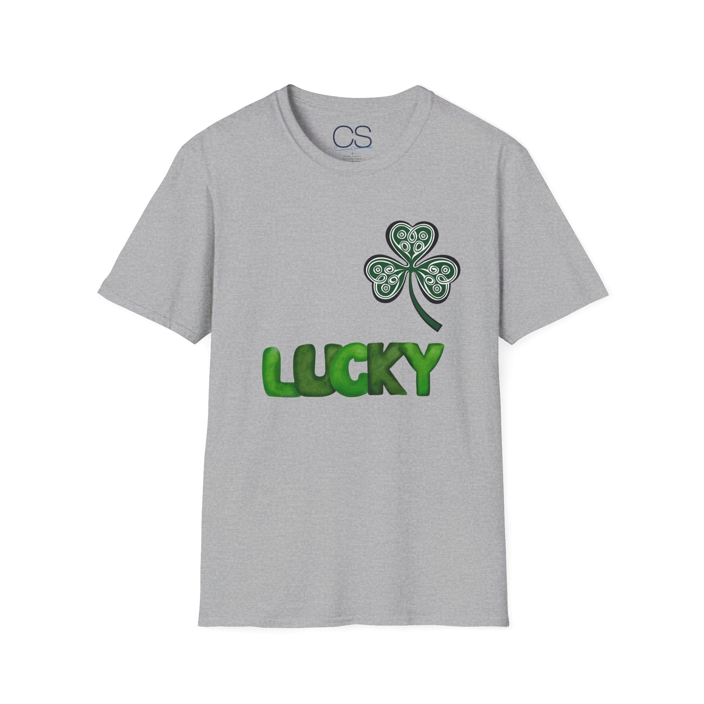 Double-Sided St. Patrick's Day Irish Shamrock Unisex Softstyle T-Shirt
