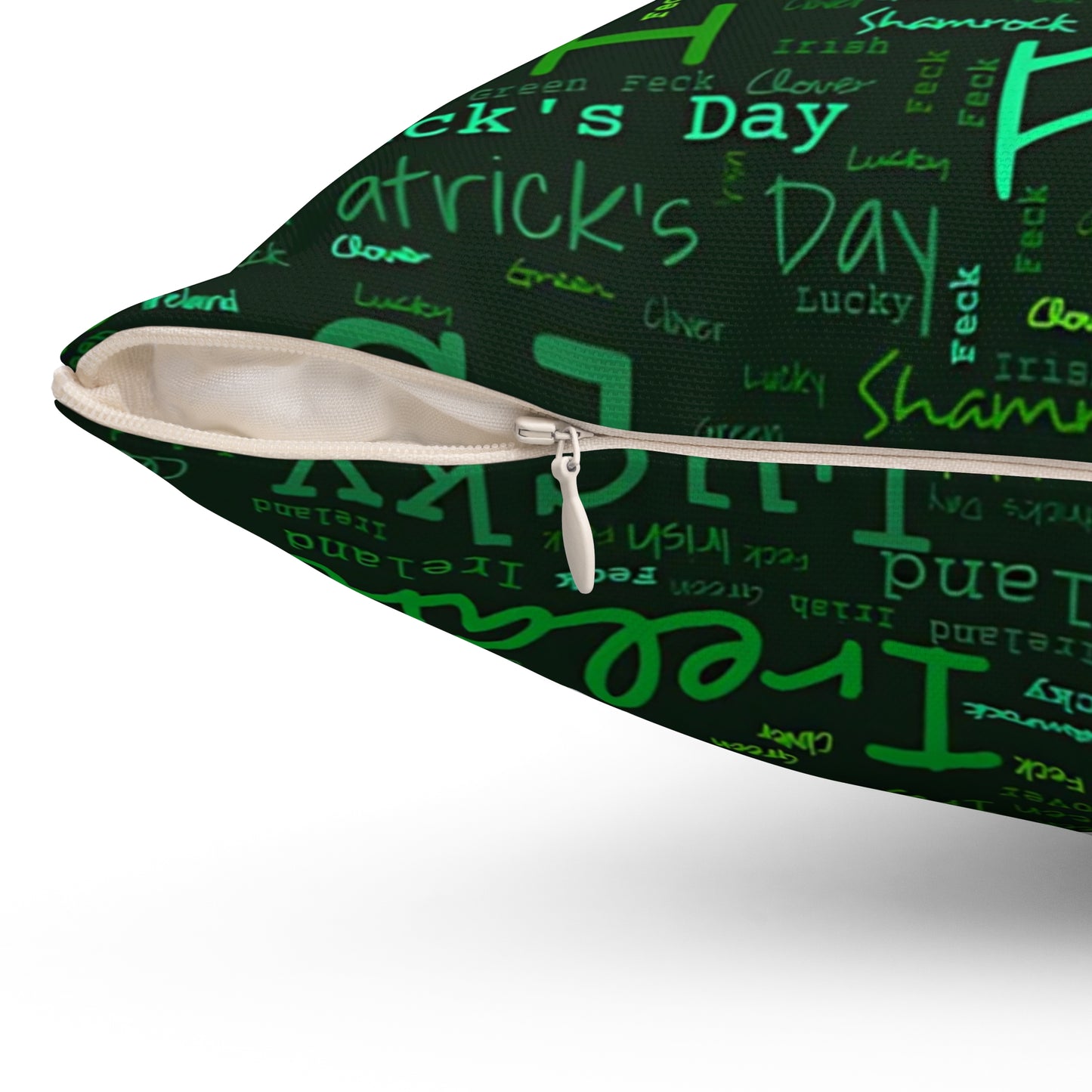 Irish St. Patrick's Day Wordart Pillow