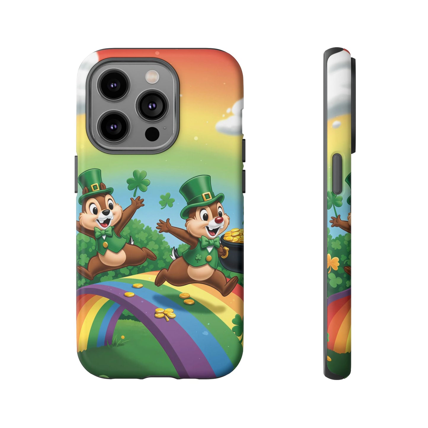 Disney Chip 'n Dale St. Patrick's Day Durable Phone Case