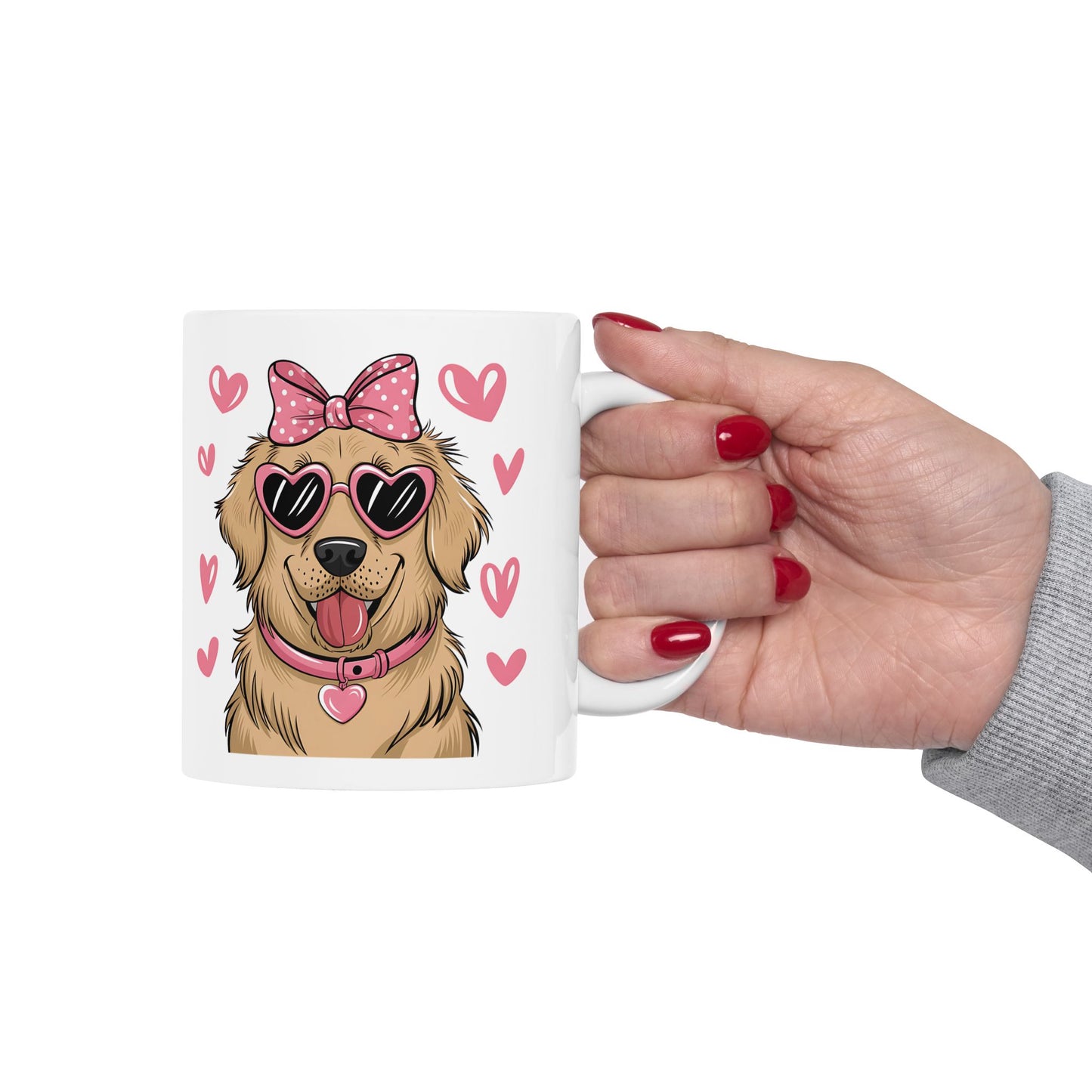 Valentine's Day Dog Mug
