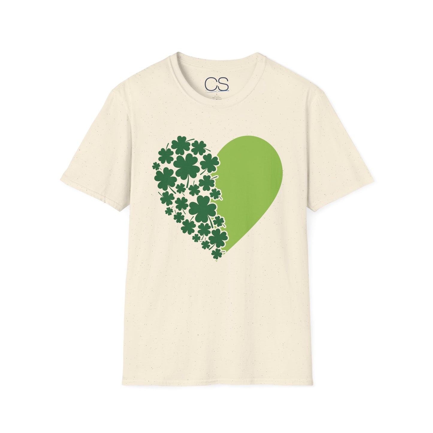 Irish Shamrock Heart T-Shirt