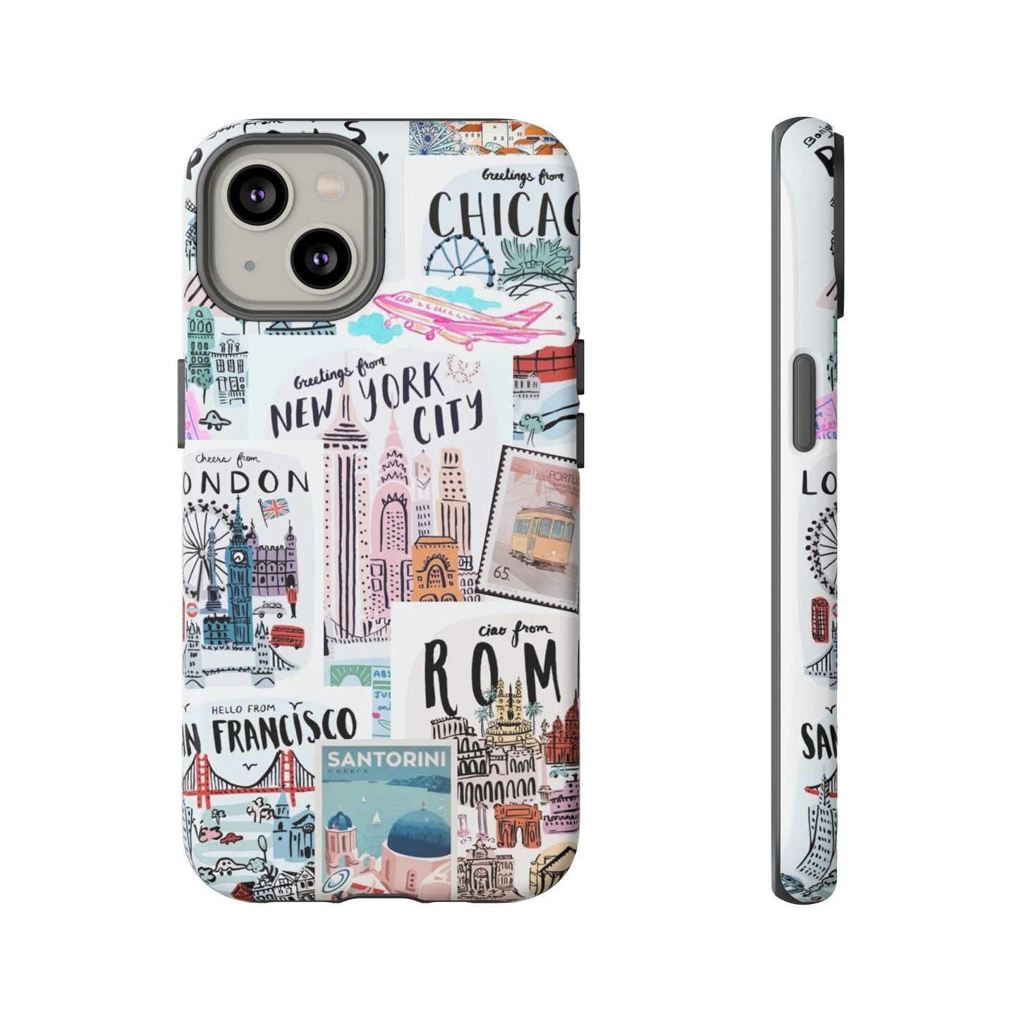 Wanderlust Travel-Themed Durable Phone Case