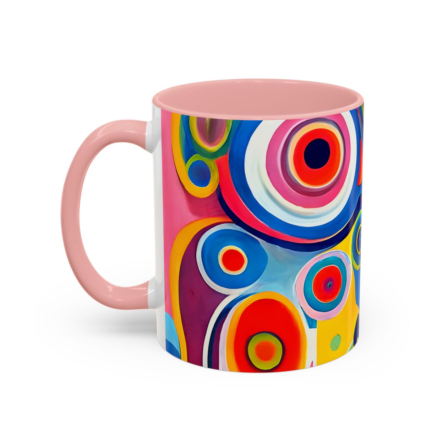 Vibrant Circles Modern Art Coffee Mug