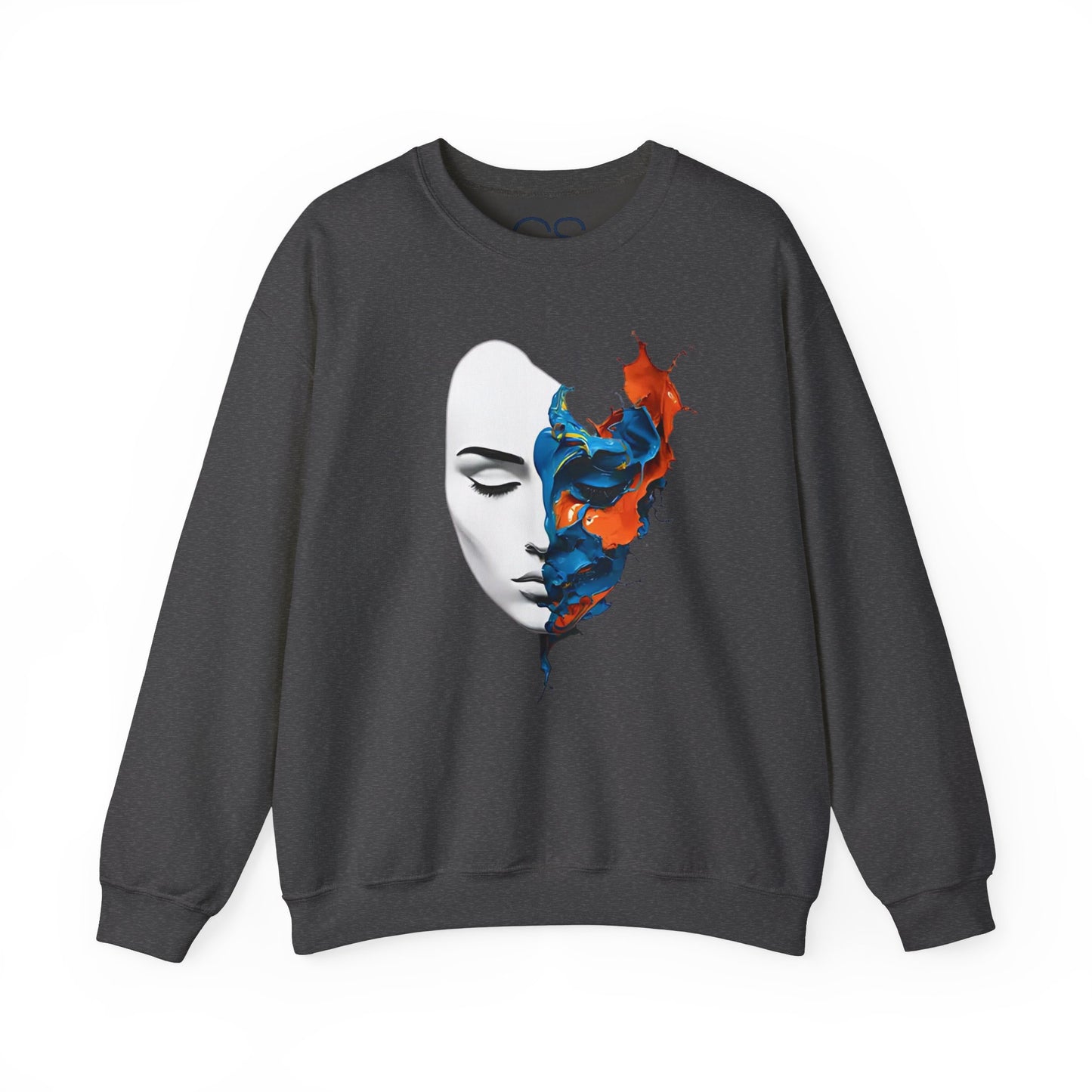 Abstract Art Face Crewneck Sweatshirt