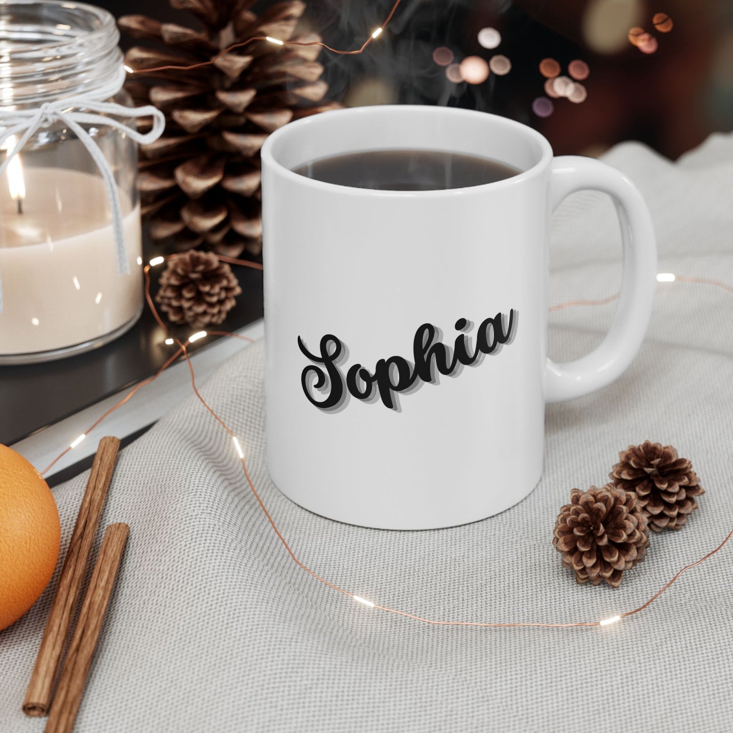 Custom "You Are Loved" Valentine's Day Mug with Personalized Name