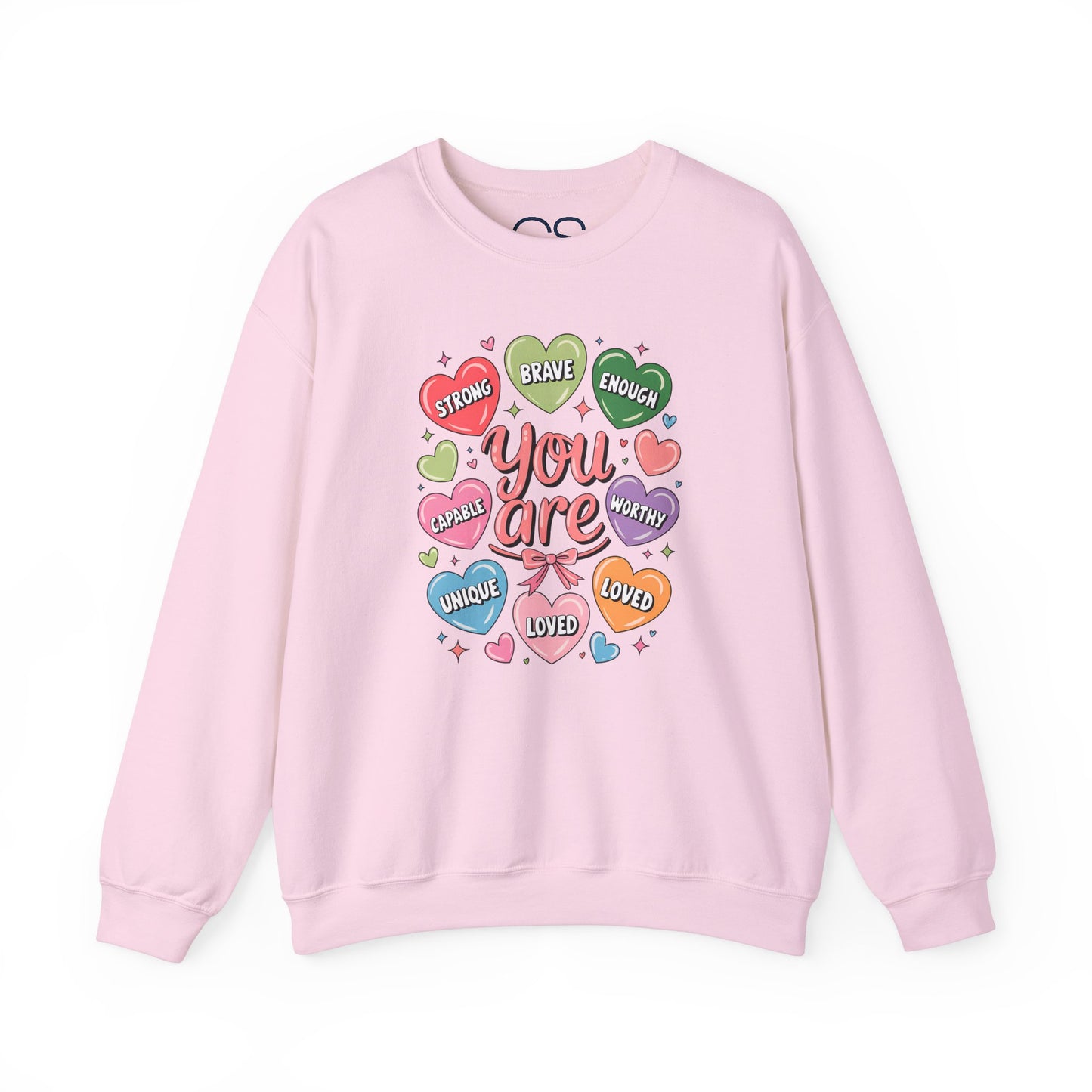 You Are Loved Inspirational Crewneck Sweatshirt