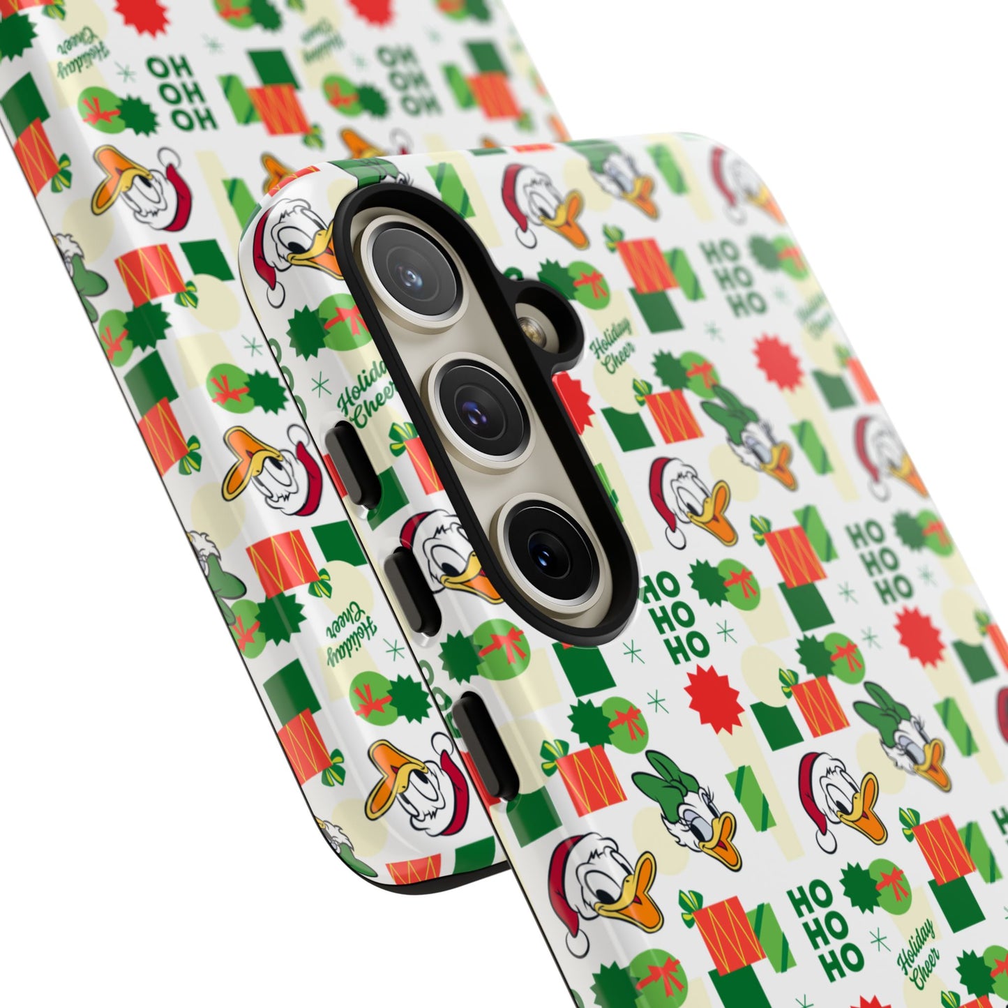 Disney Donald Duck and Daisy Christmas-Themed Durable Phone Case