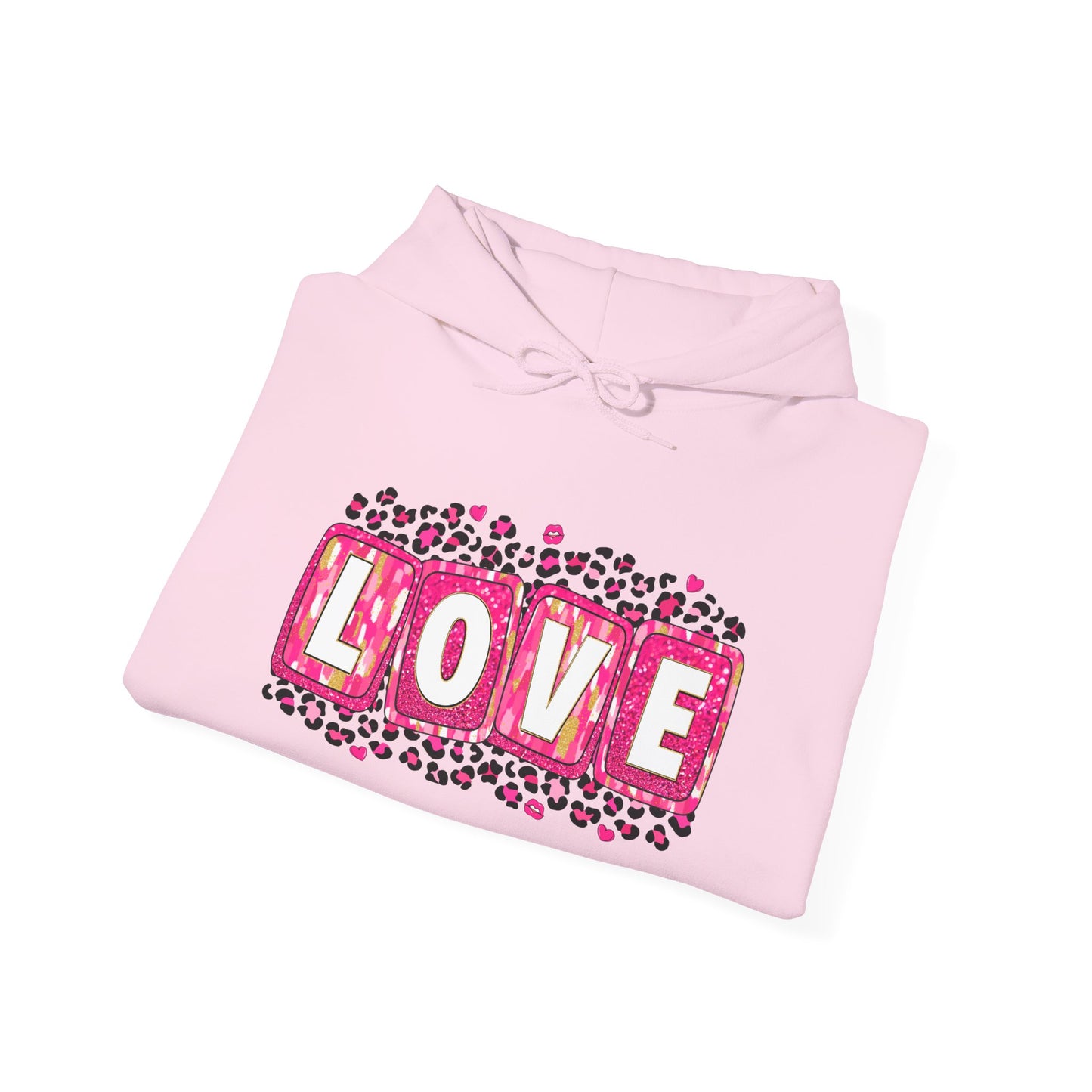 Personalized Love-Themed Hooded Sweatshirt