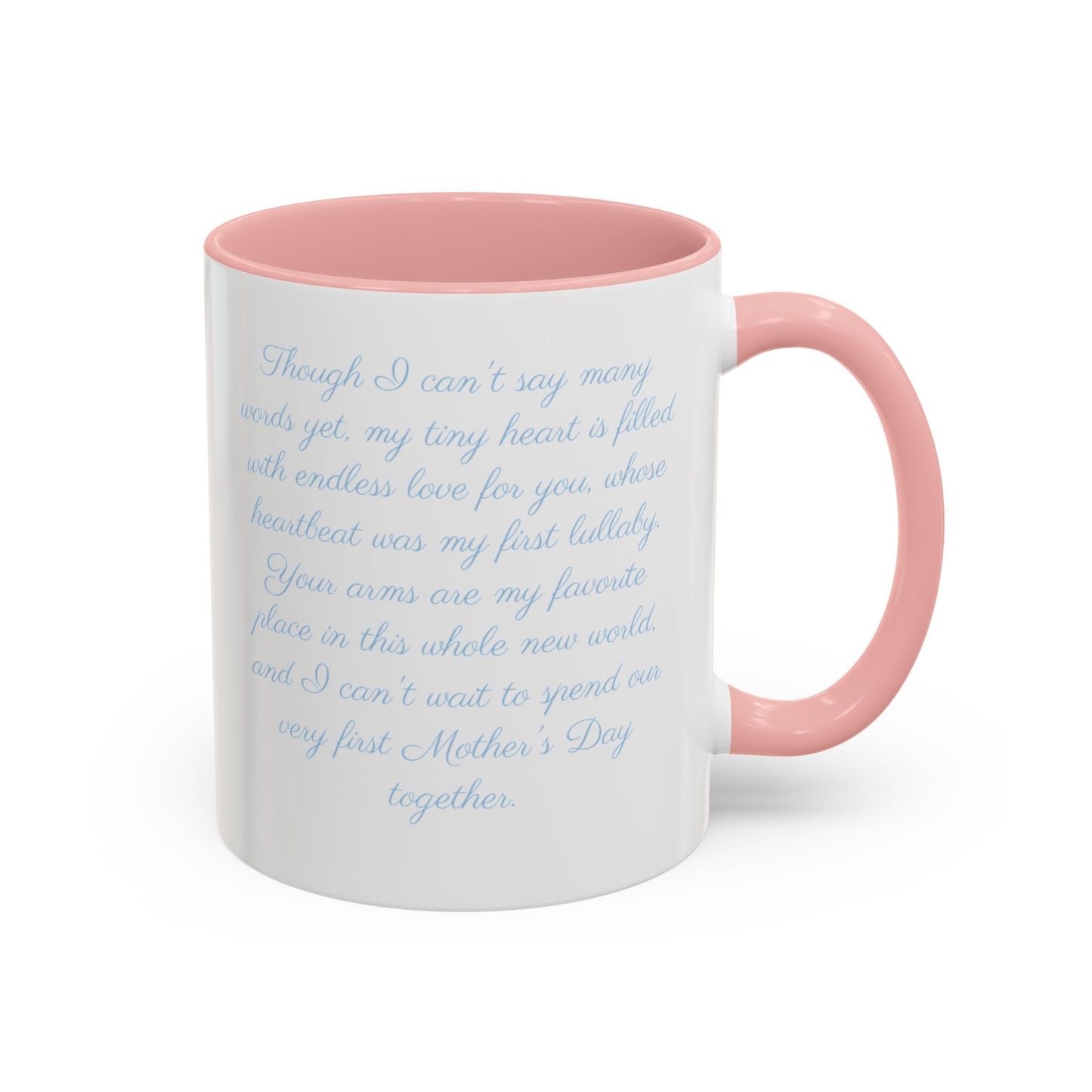 My First Mother's Day Mug Blue - Newborn Baby Message