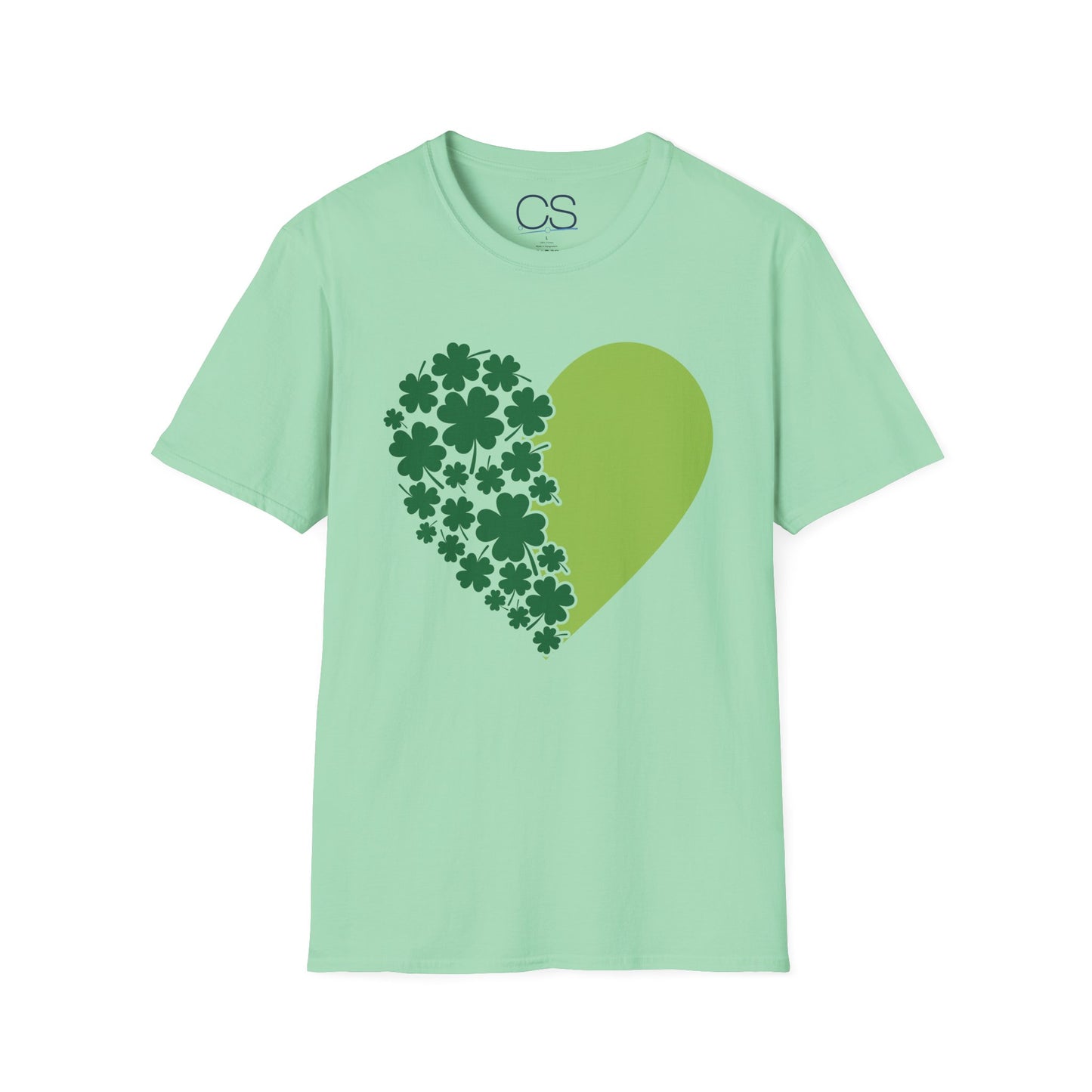 Irish Shamrock Heart T-Shirt