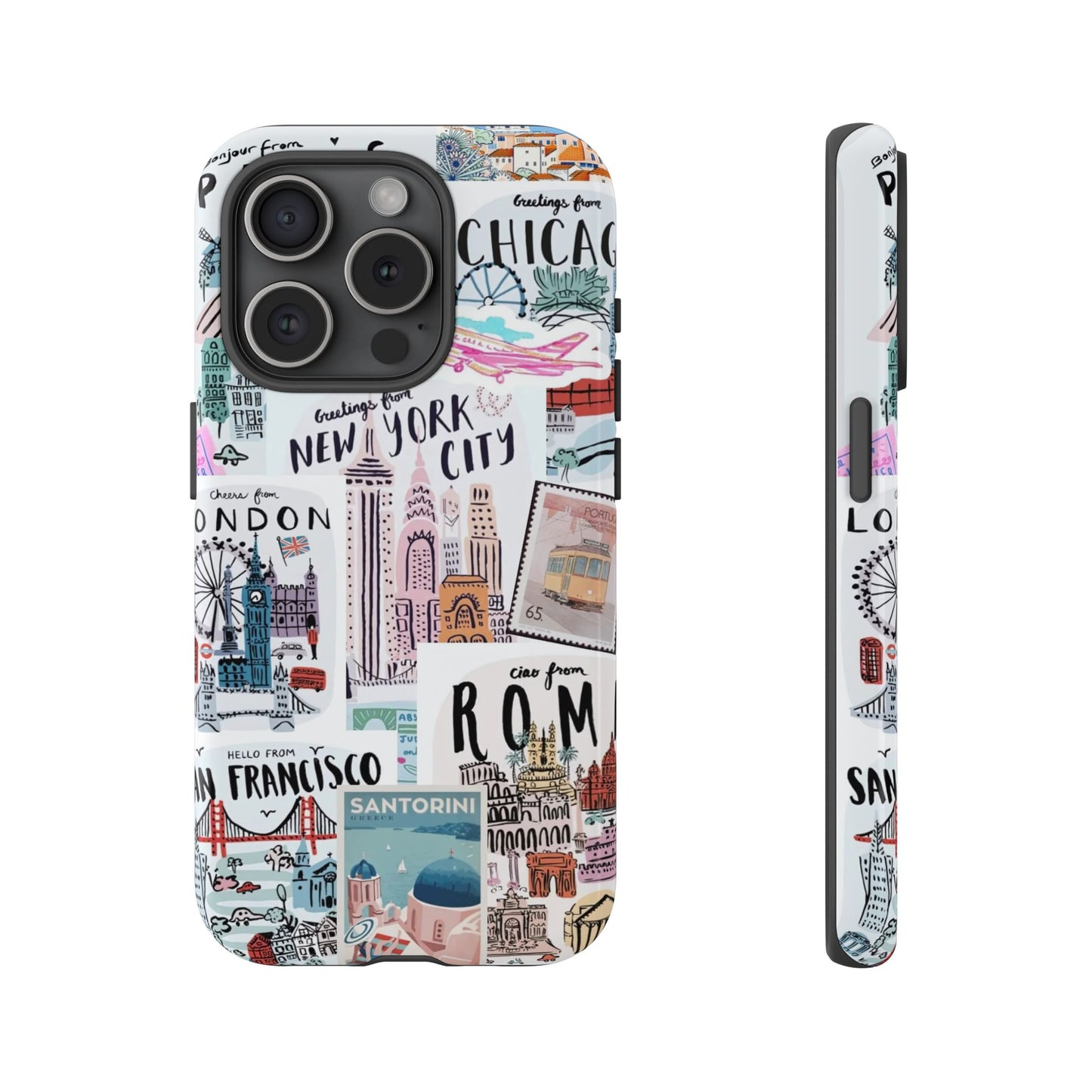 Wanderlust Travel-Themed Durable Phone Case