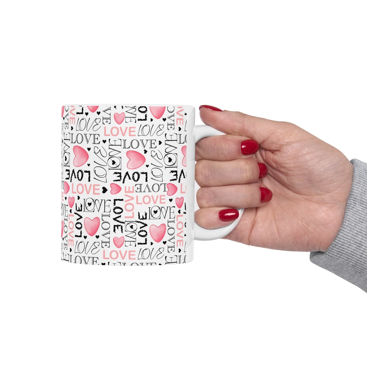 Watercolor XOXO Love Mug