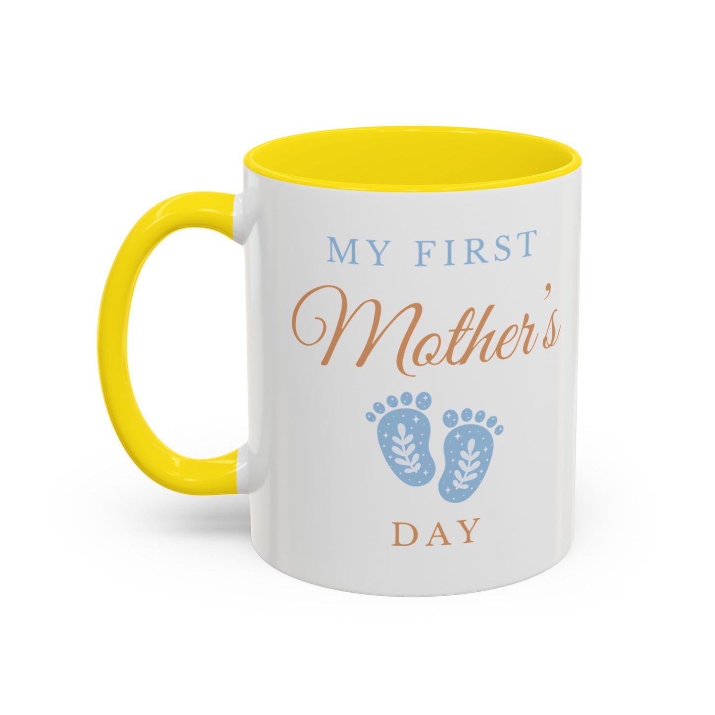 My First Mother's Day Mug Blue - Newborn Baby Message