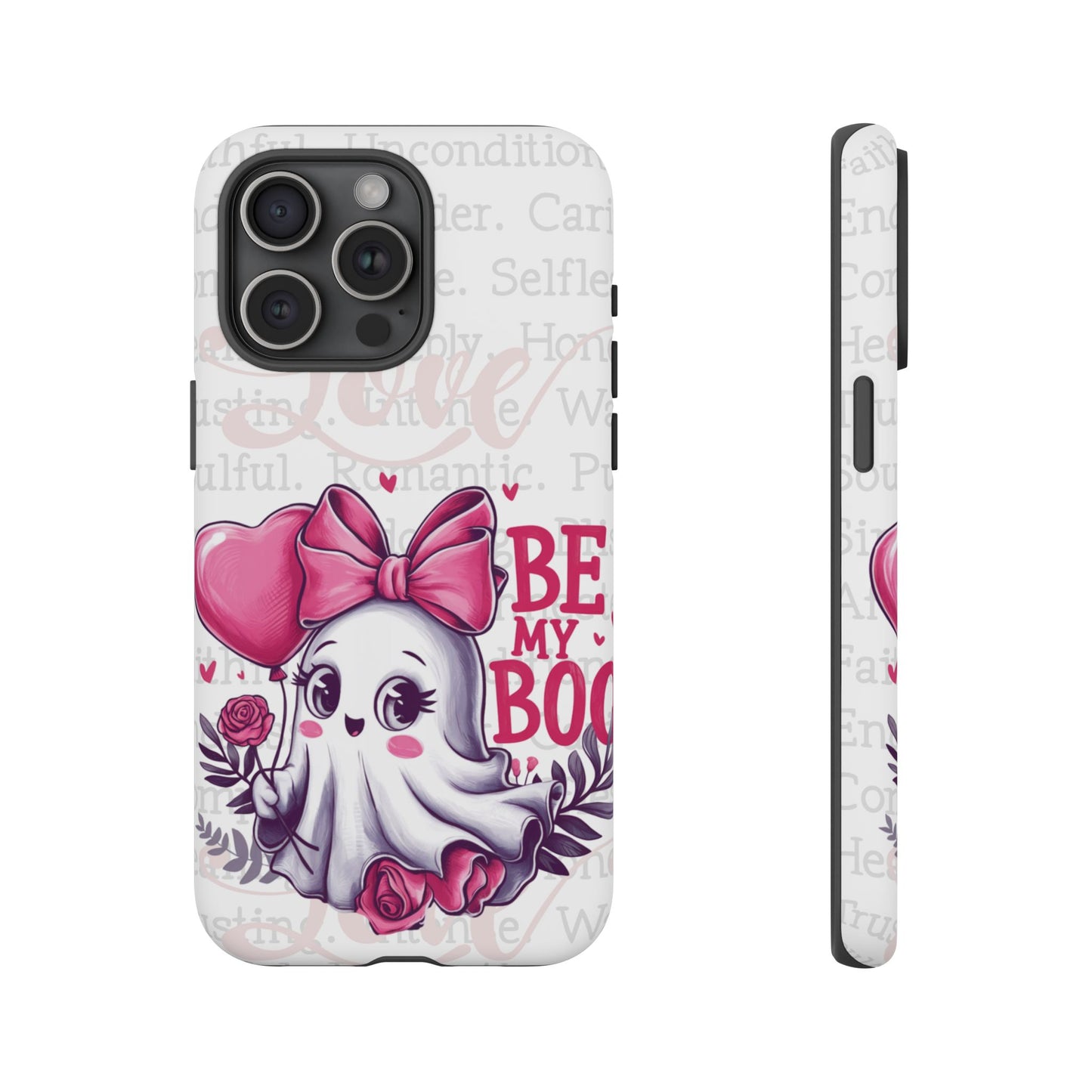 Be My Boo Ghost Patterned Durable Phone Case