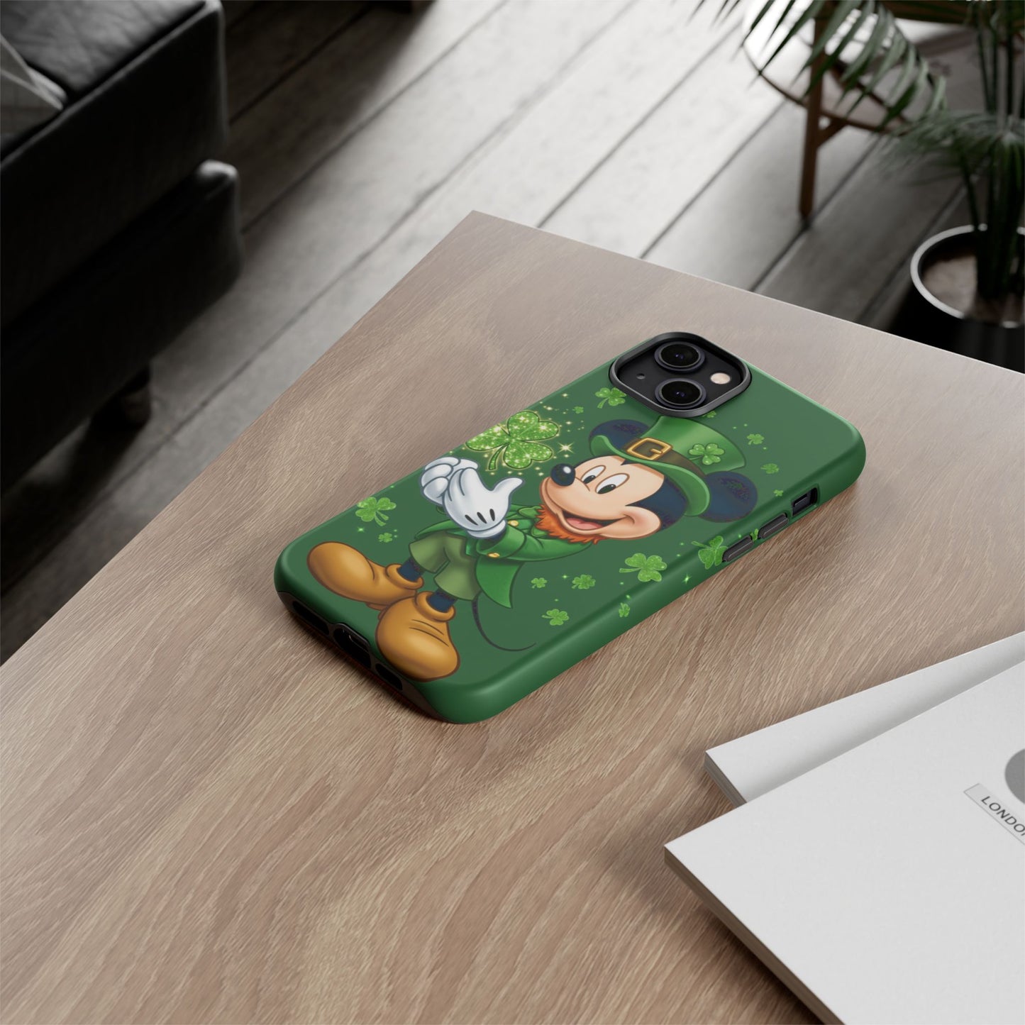 Disney Mickey Shamrock Durable Phone Case