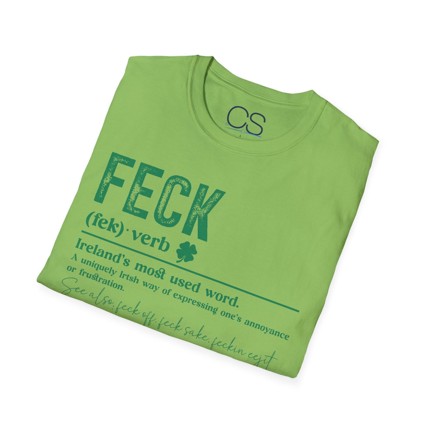 Luck of the Irish Shamrock Unisex Softstyle T-Shirt