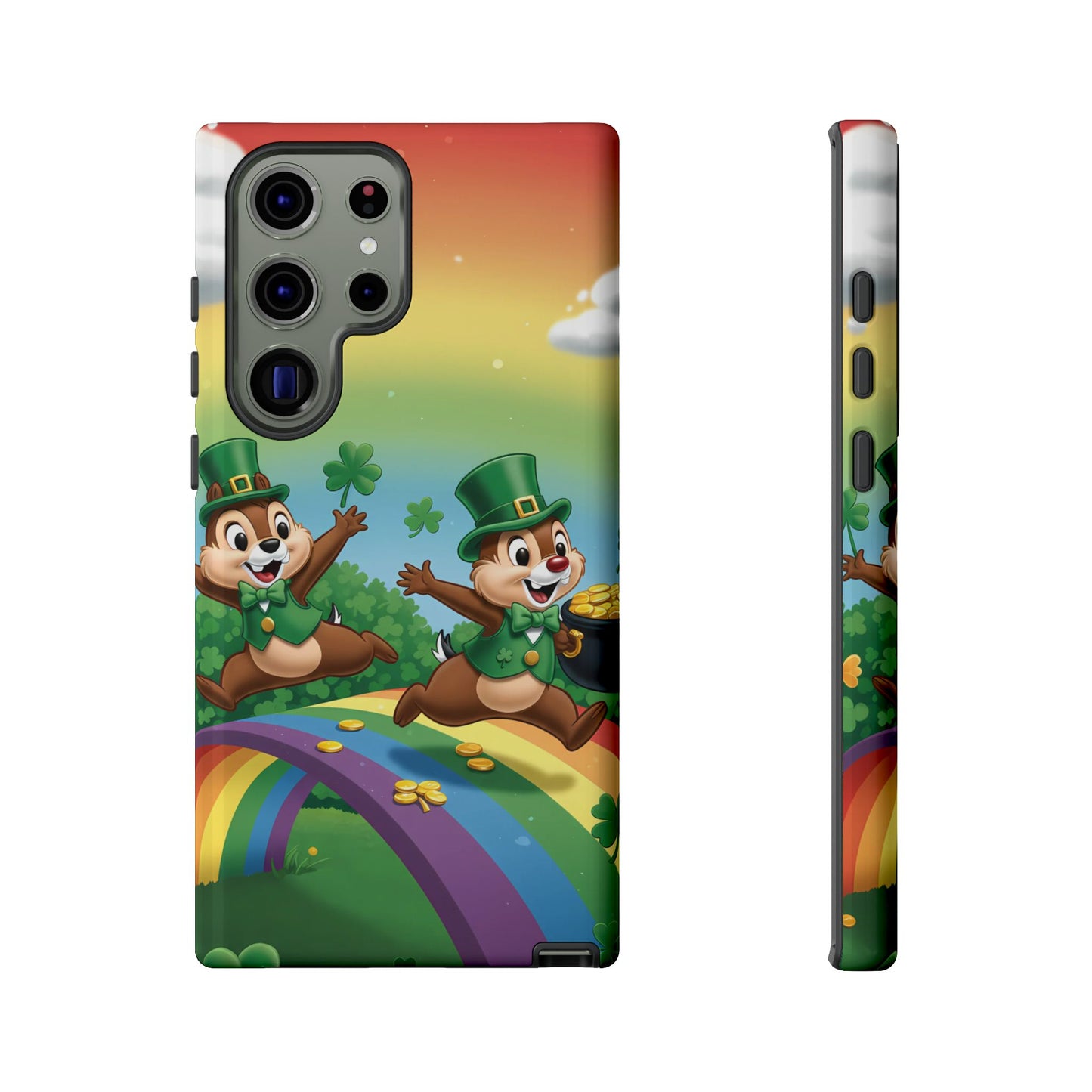 Disney Chip 'n Dale St. Patrick's Day Durable Phone Case