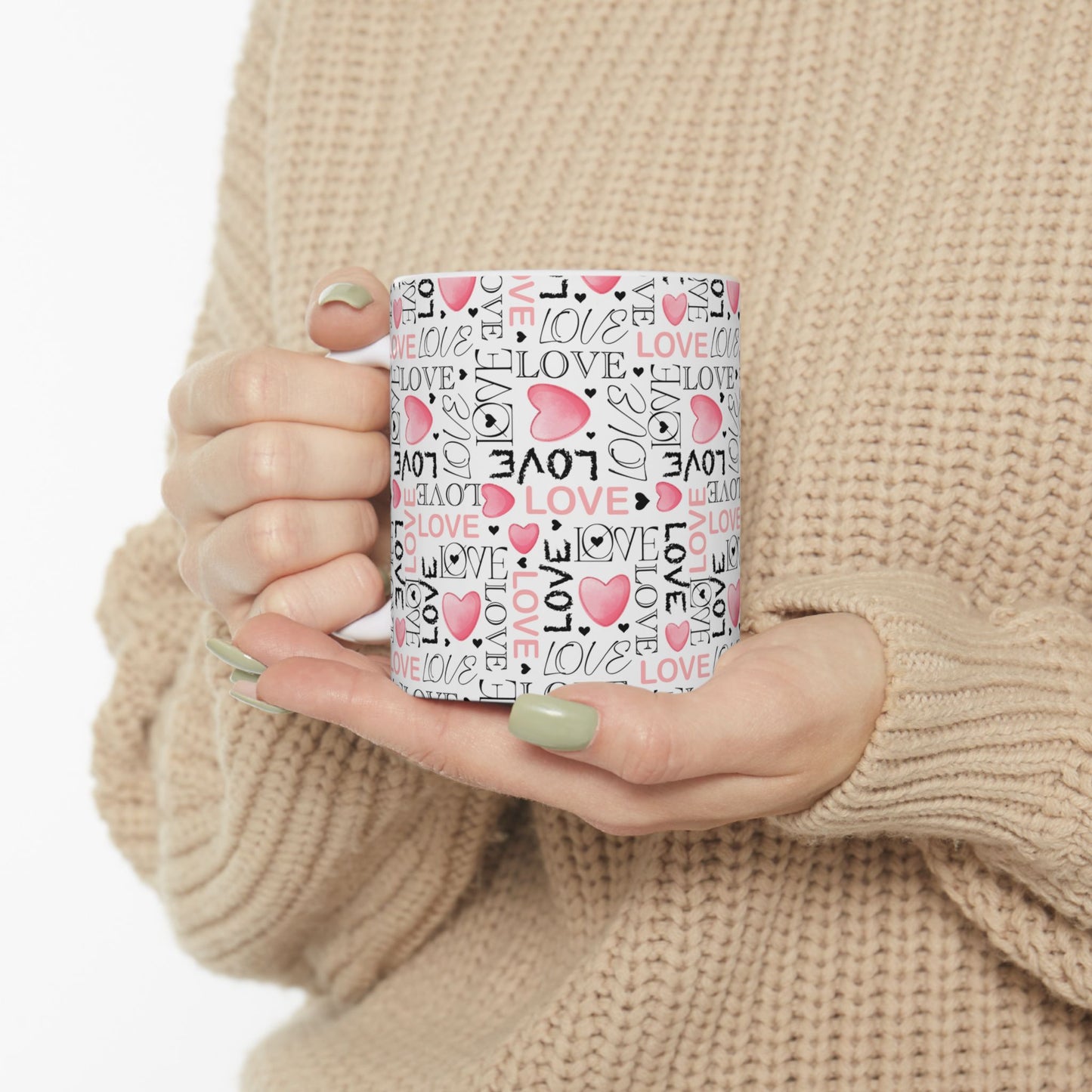 Watercolor XOXO Love Mug