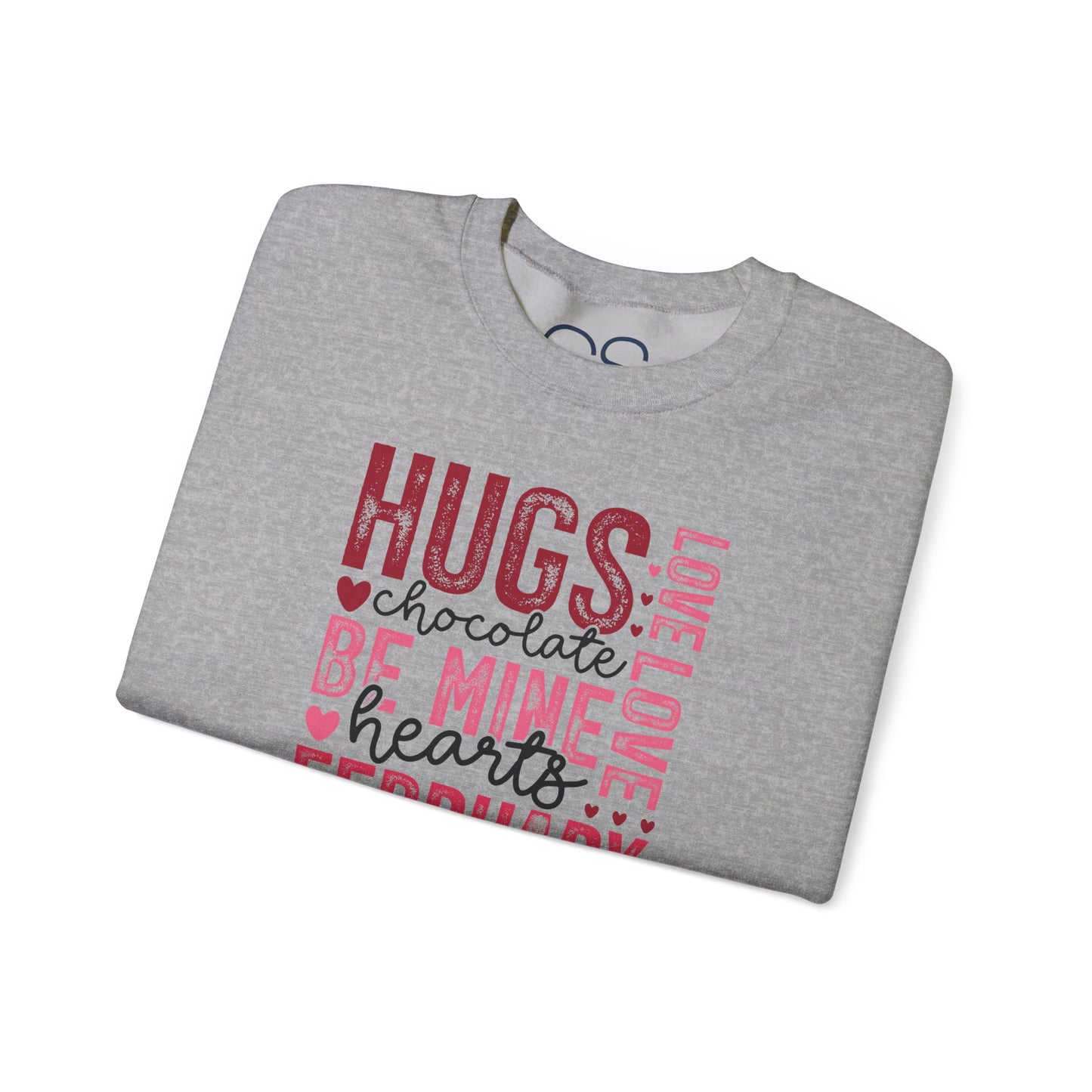 Cozy and Romantic Typography Crewneck Sweatshirt