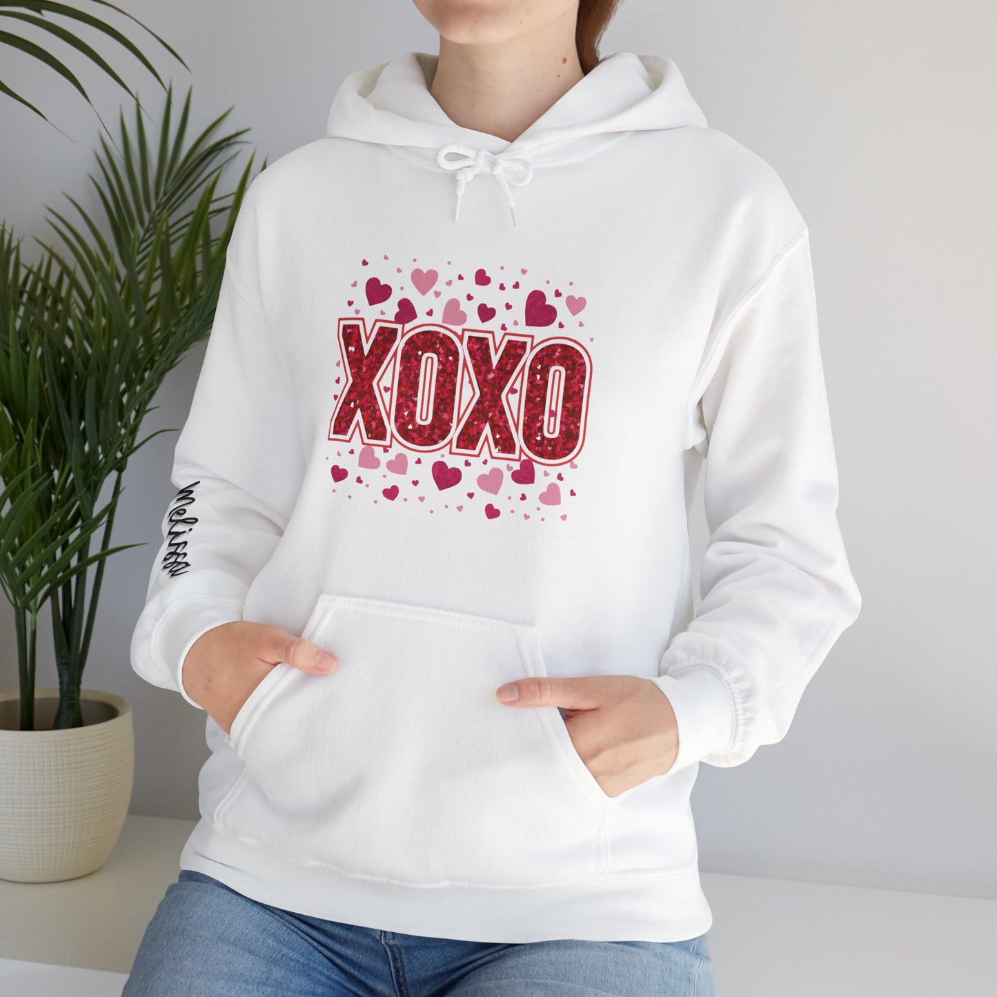 Personalized XOXO Hooded Sweatshirt