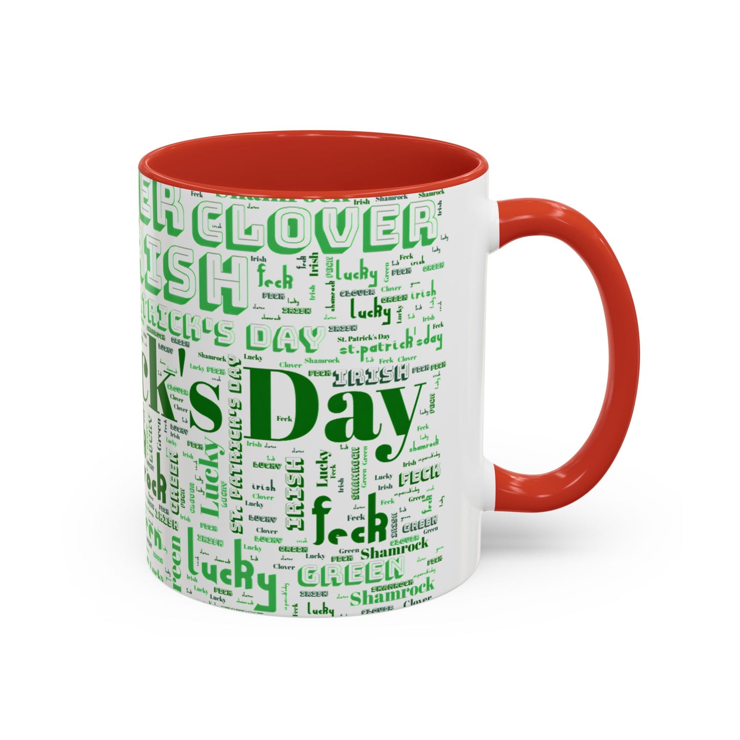 Irish St. Patrick's Day Word Art Mug