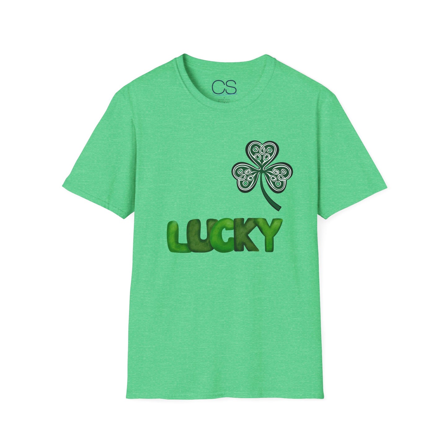 Double-Sided St. Patrick's Day Irish Shamrock Unisex Softstyle T-Shirt