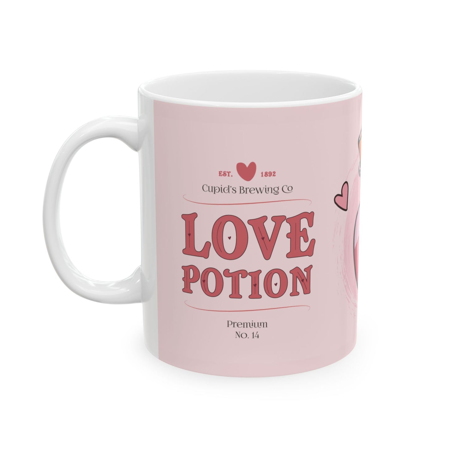 Love Potion Valentine's Day Mug with Adorable Design