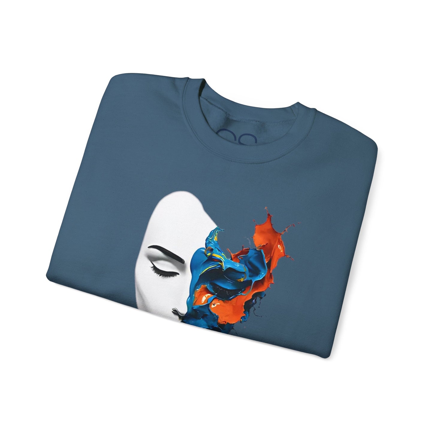 Abstract Art Face Crewneck Sweatshirt