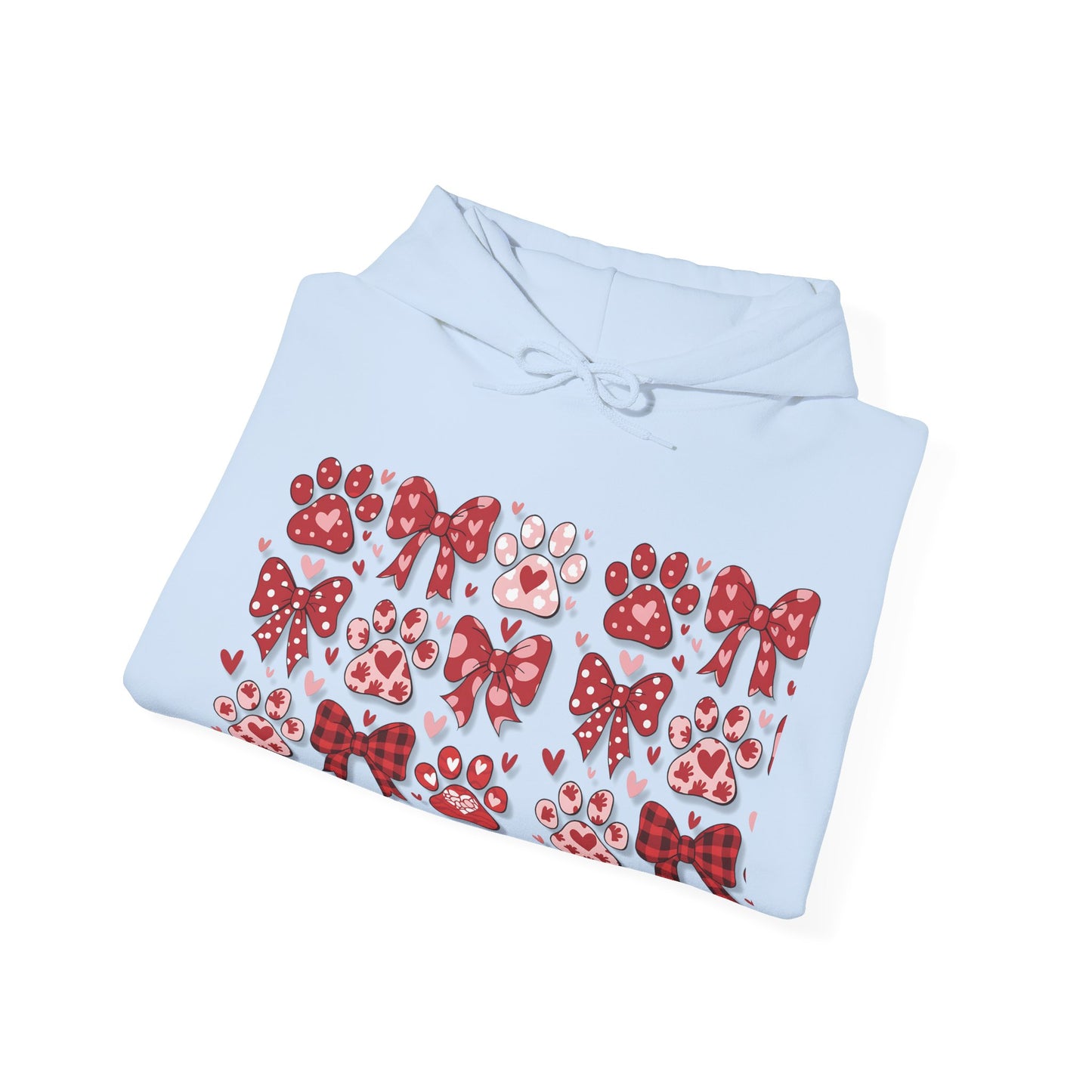 Personalized Valentine Coquette Hooded Sweatshirt