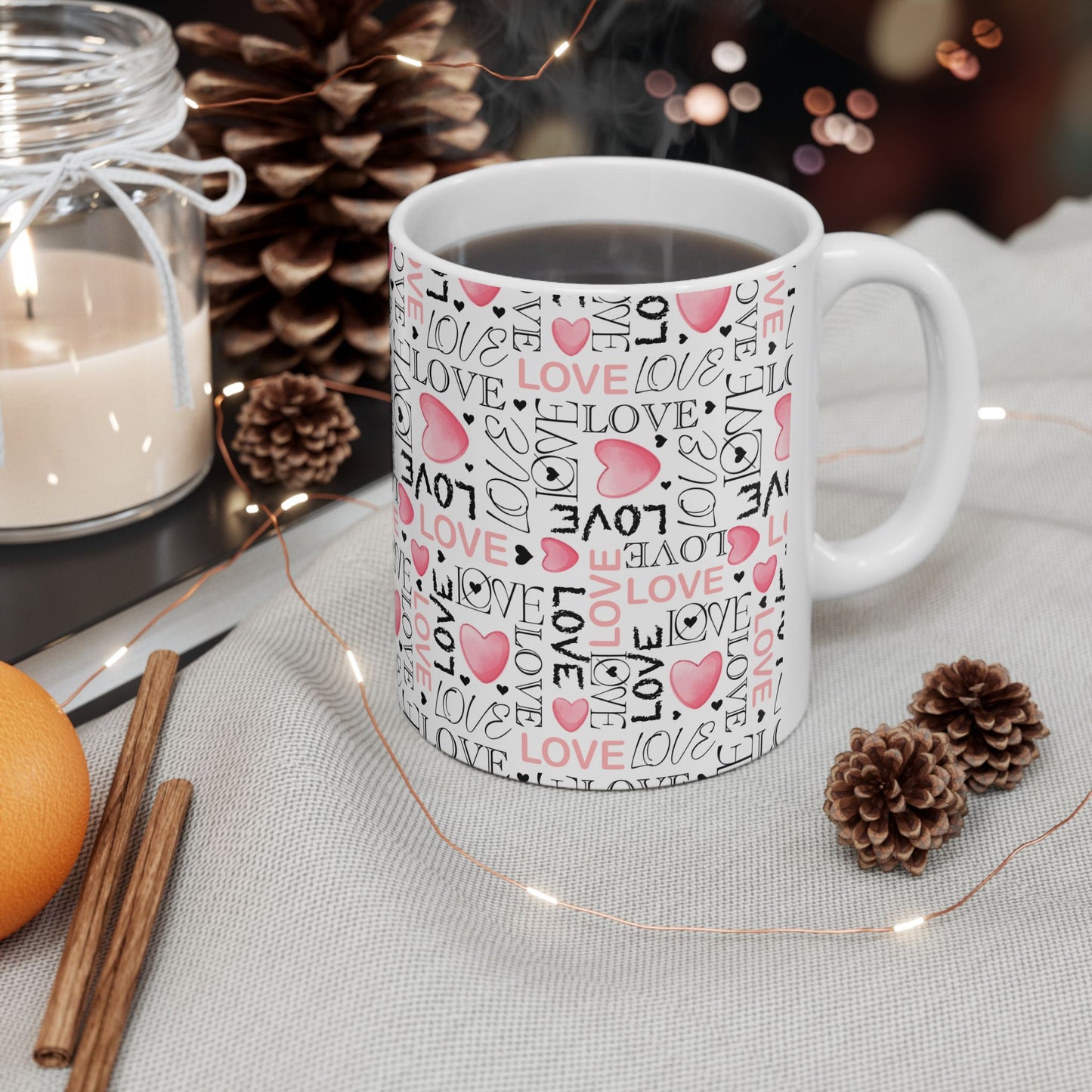 Watercolor XOXO Love Mug