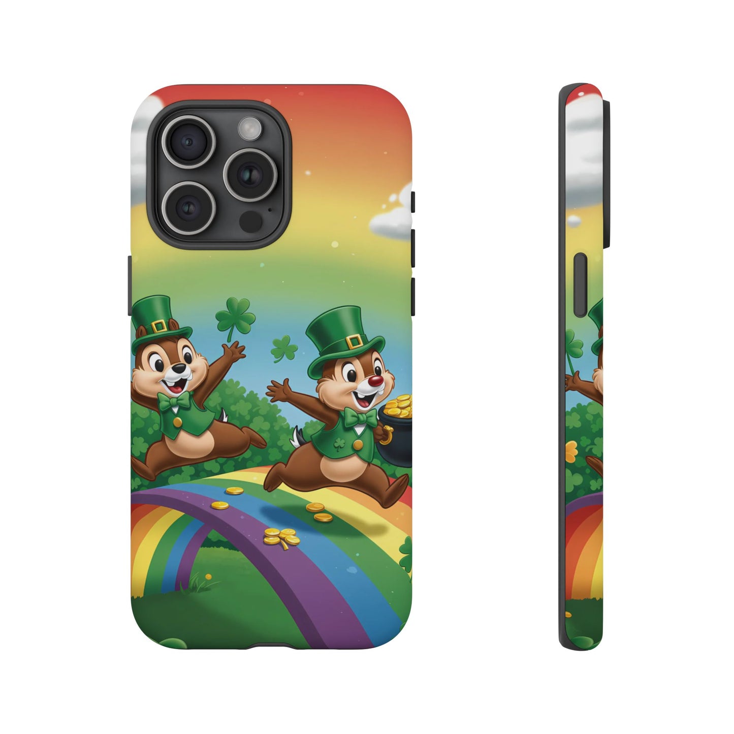 Disney Chip 'n Dale St. Patrick's Day Durable Phone Case