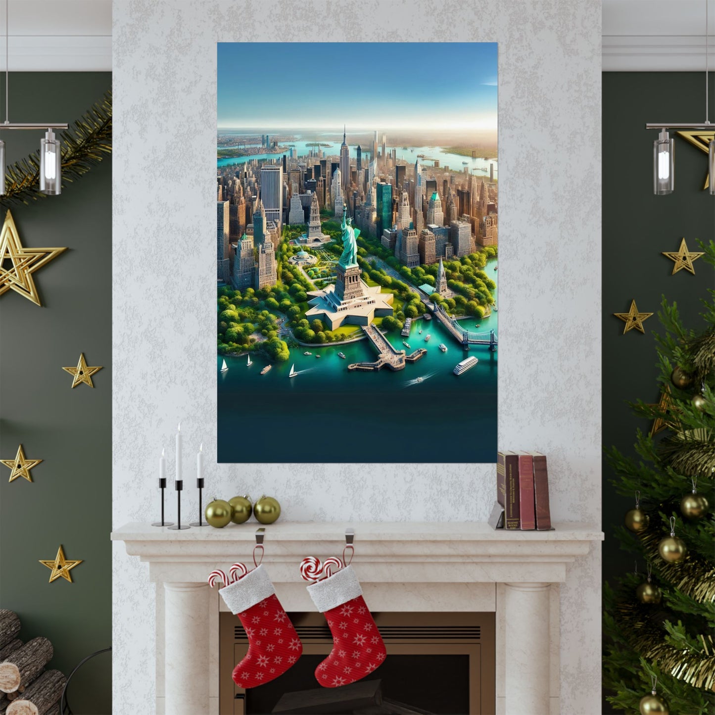 New York City Aerial View Poster