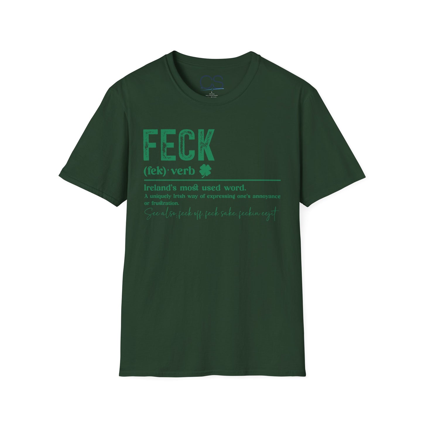 Luck of the Irish Shamrock Unisex Softstyle T-Shirt