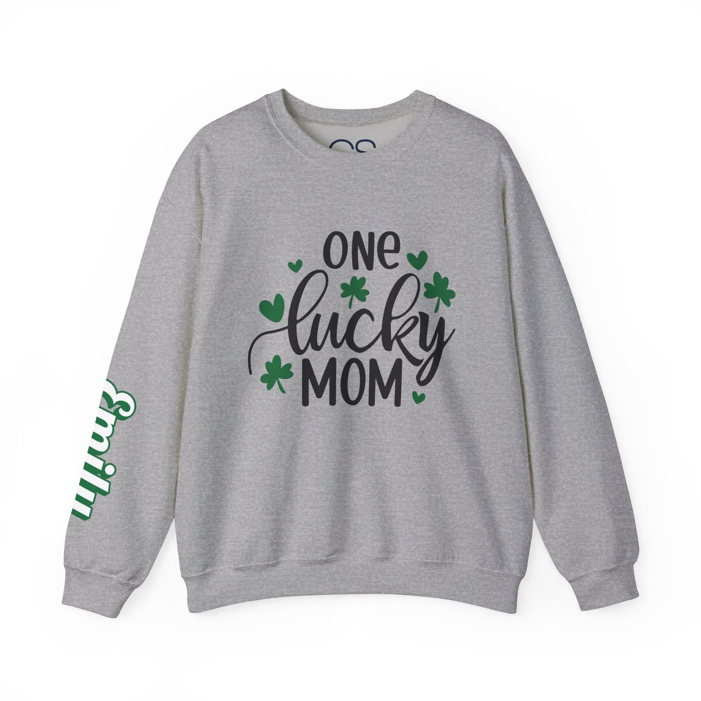 Personalized One Lucky Mom St. Patricks Day Sweatshirt