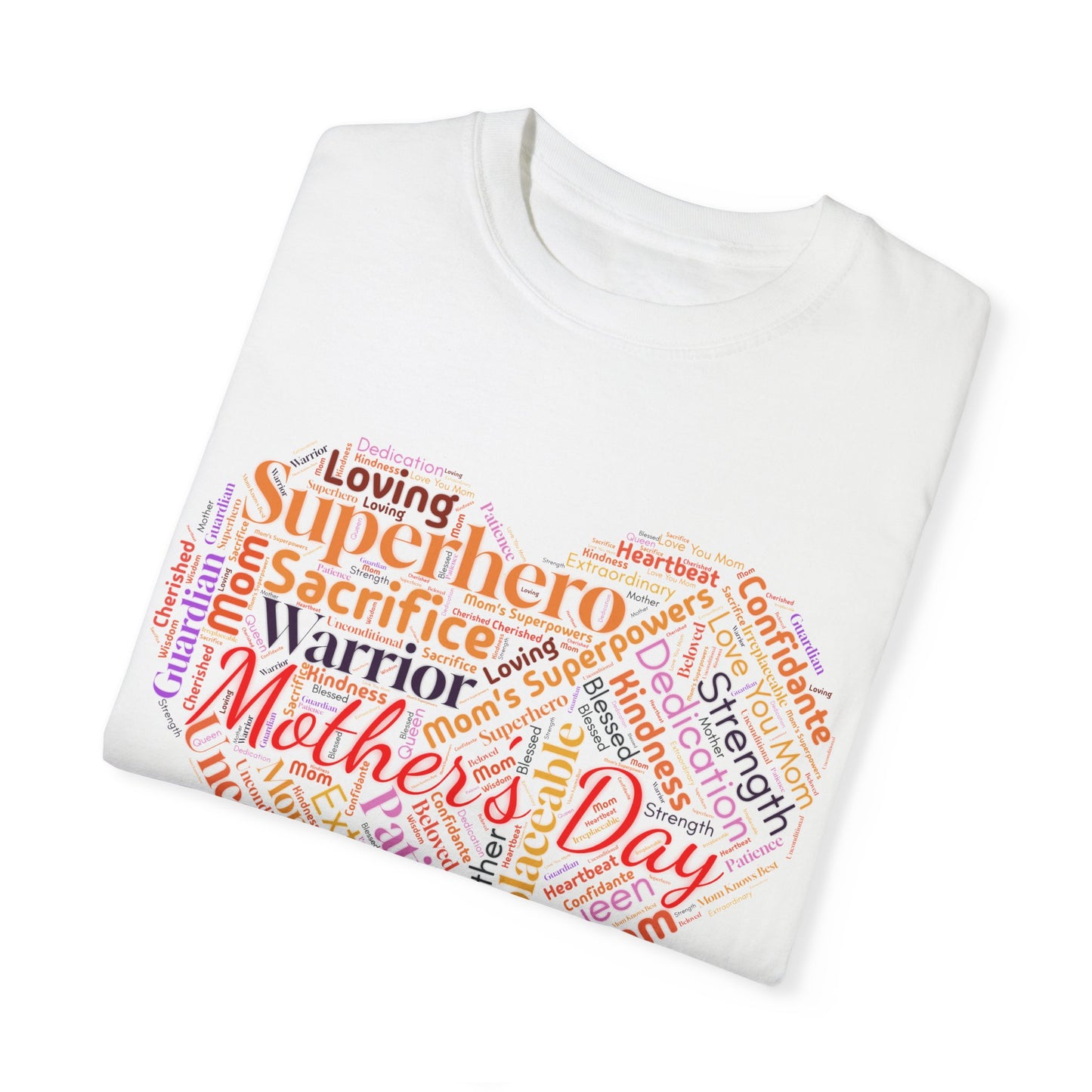 Mother's Day Heart Word Cloud T-Shirt