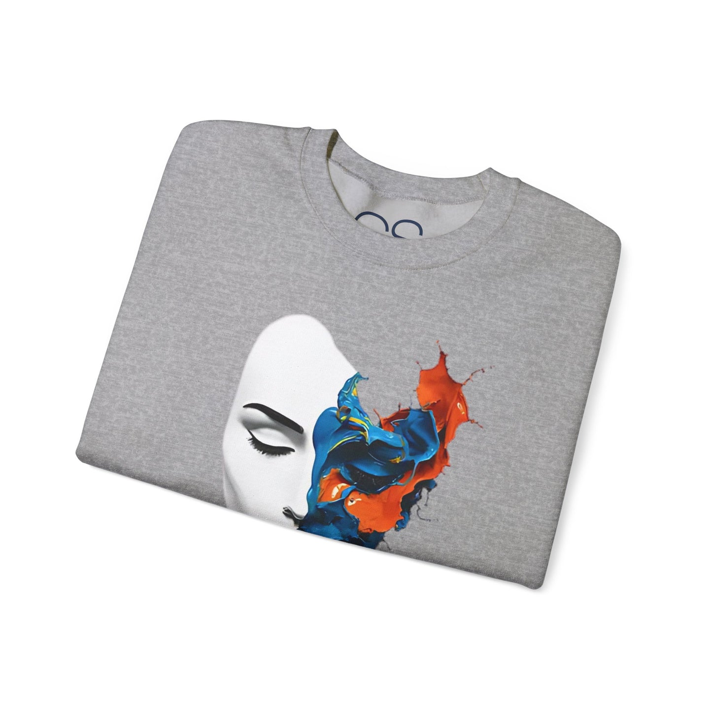 Abstract Art Face Crewneck Sweatshirt