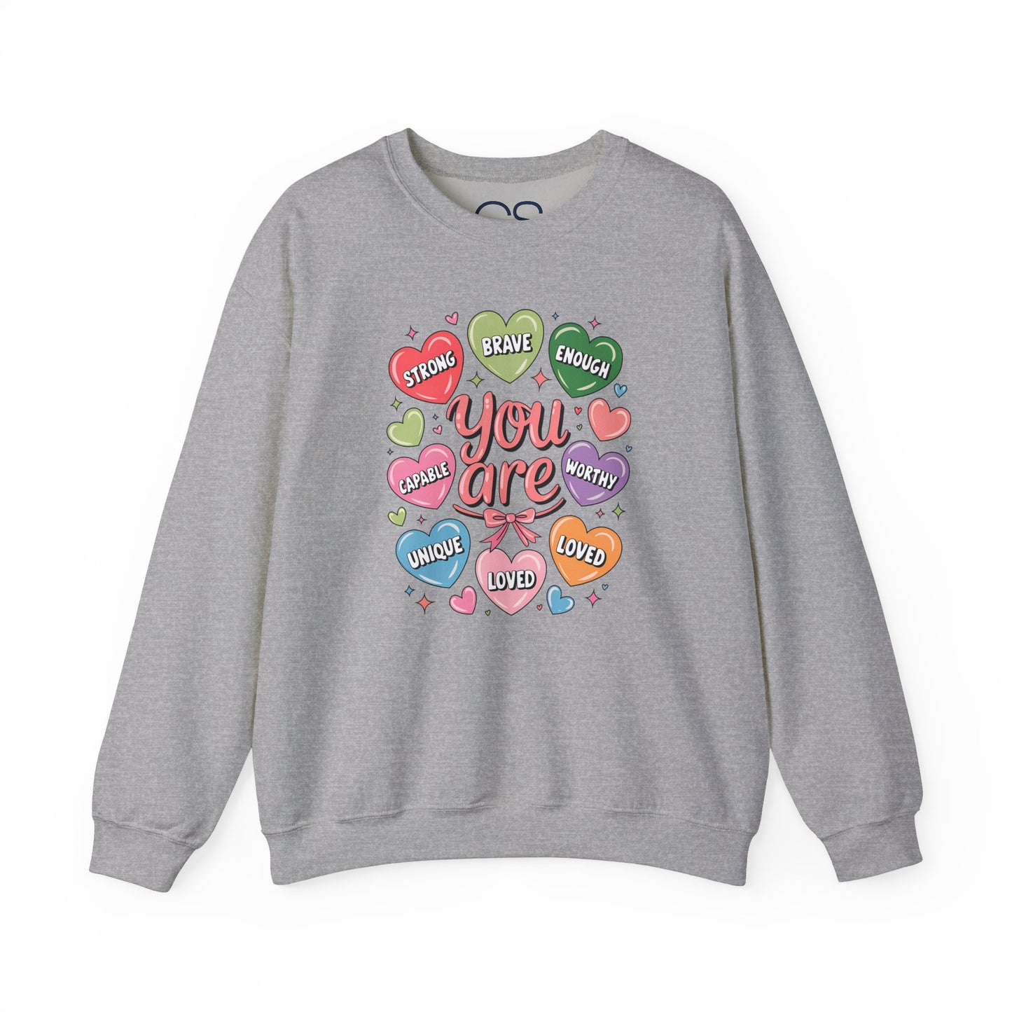 You Are Loved Inspirational Crewneck Sweatshirt