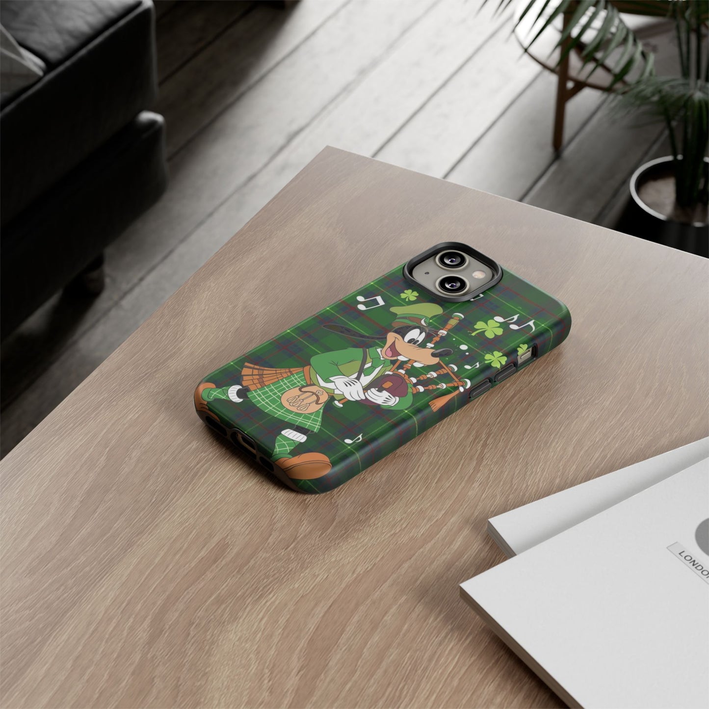 Disney Goofy St. Patrick's Day Durable Phone Case