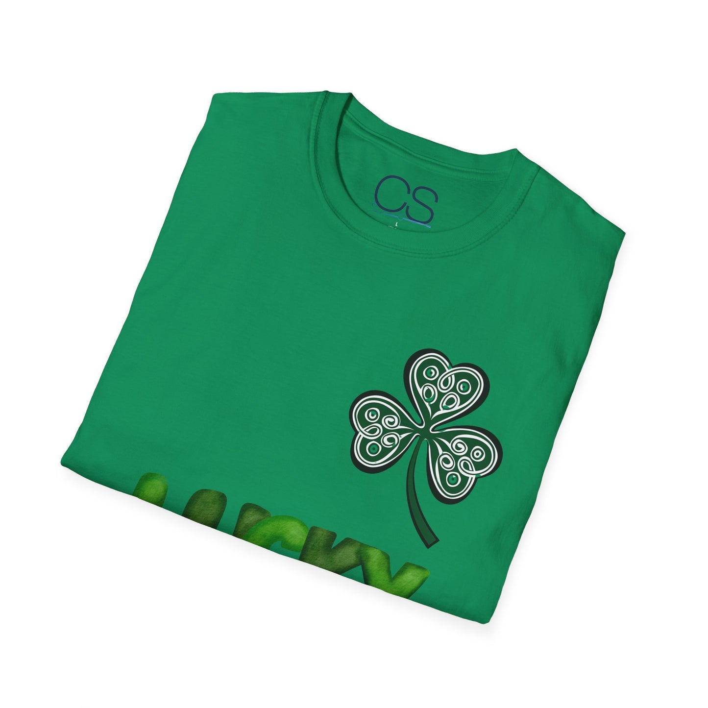 Double-Sided St. Patrick's Day Irish Shamrock Unisex Softstyle T-Shirt