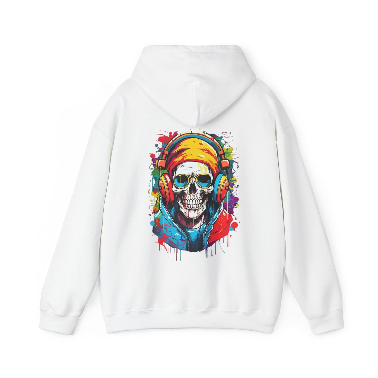 Vivid Gamer Skull Hooded Sweatshirt